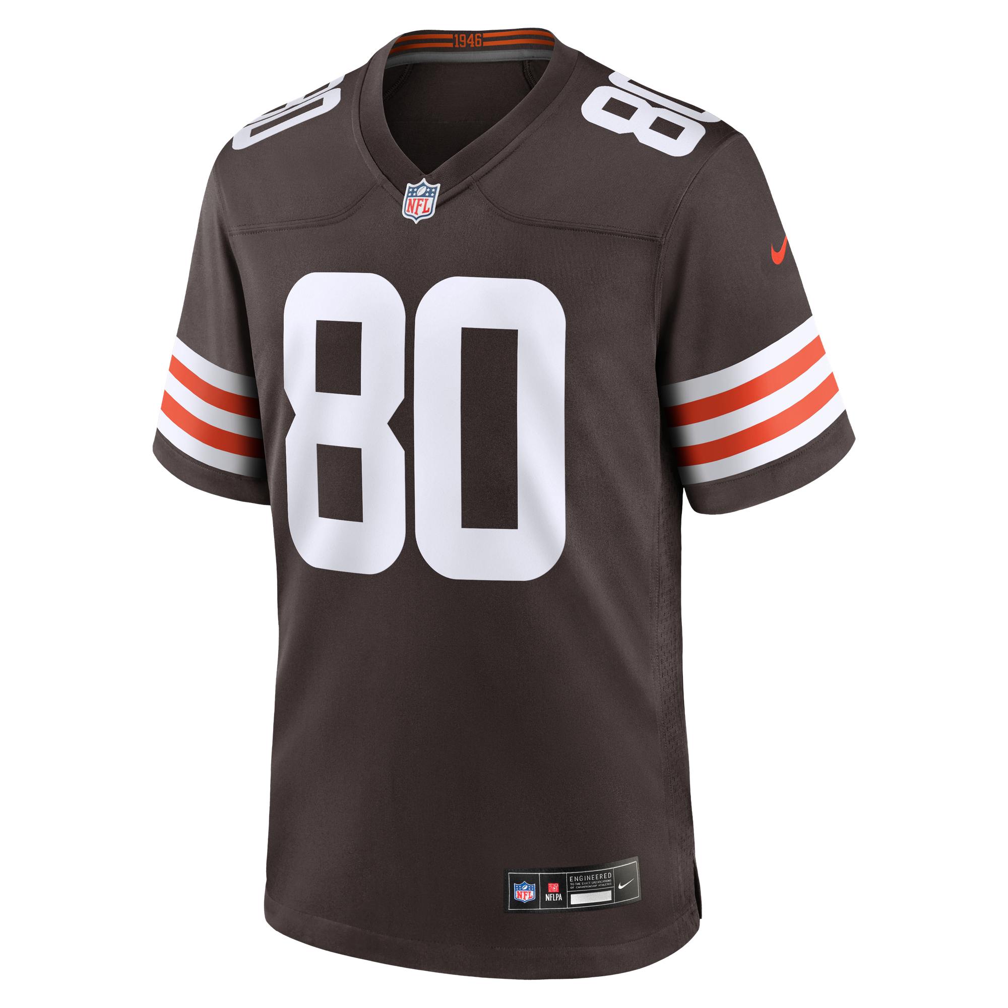 Jamari Thrash Cleveland Browns Game Jersey Brown NFL Football Fan Wear
