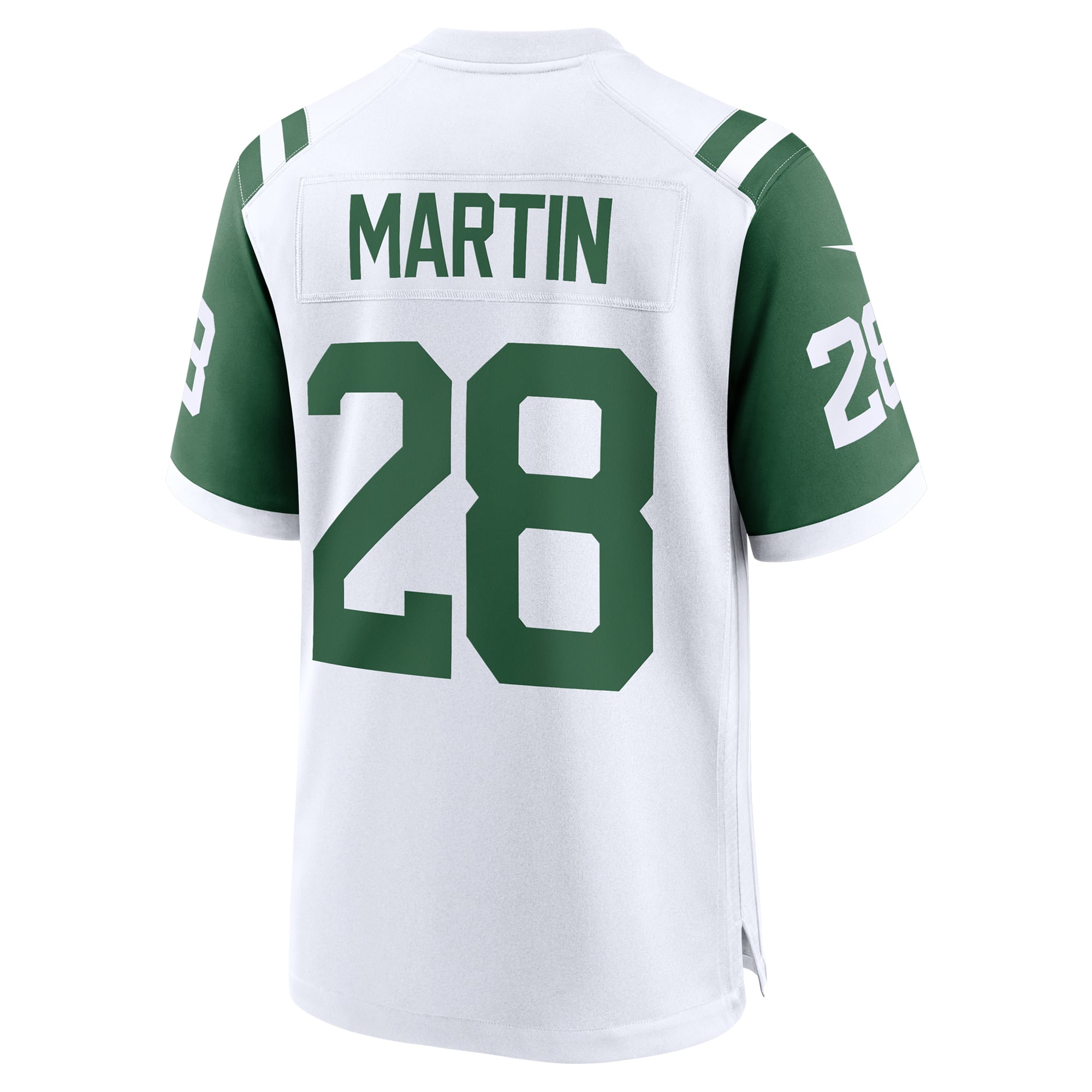 Curtis Martin Retired New York Jets Game Jersey White NFL Football Fan Wear