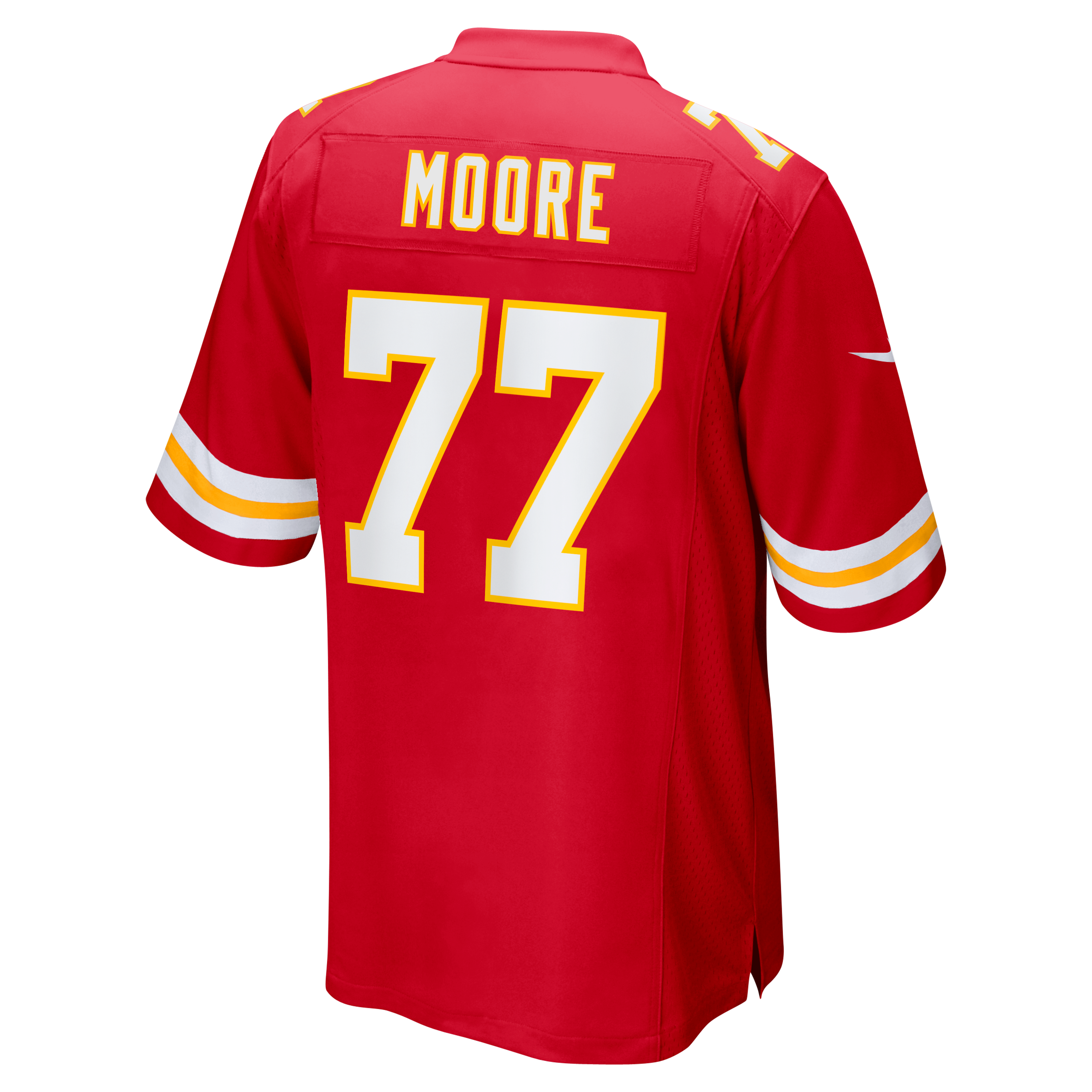 Jaylon Moore Kansas City Chiefs Game Jersey Red NFL Football Fan Wear Jaylon Moore