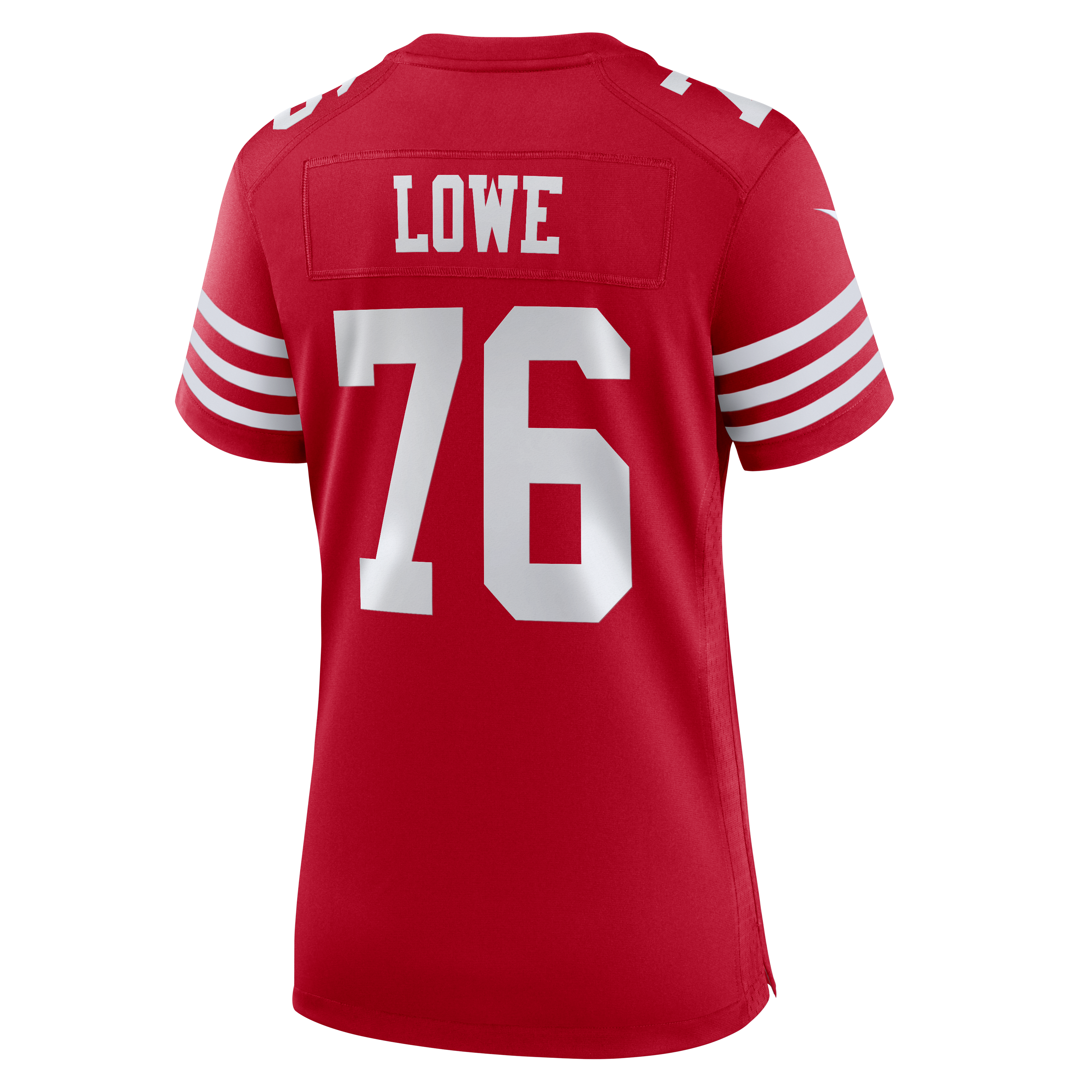 Vederian Lowe San Francisco 49ers Game Jersey Scarlet NFL Football Fan Wear