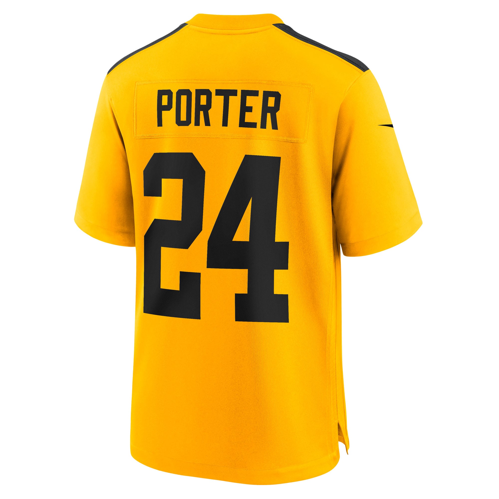 Joey Porter Jr Pittsburgh Steelers Game Jersey Gold NFL Football Fan Wear