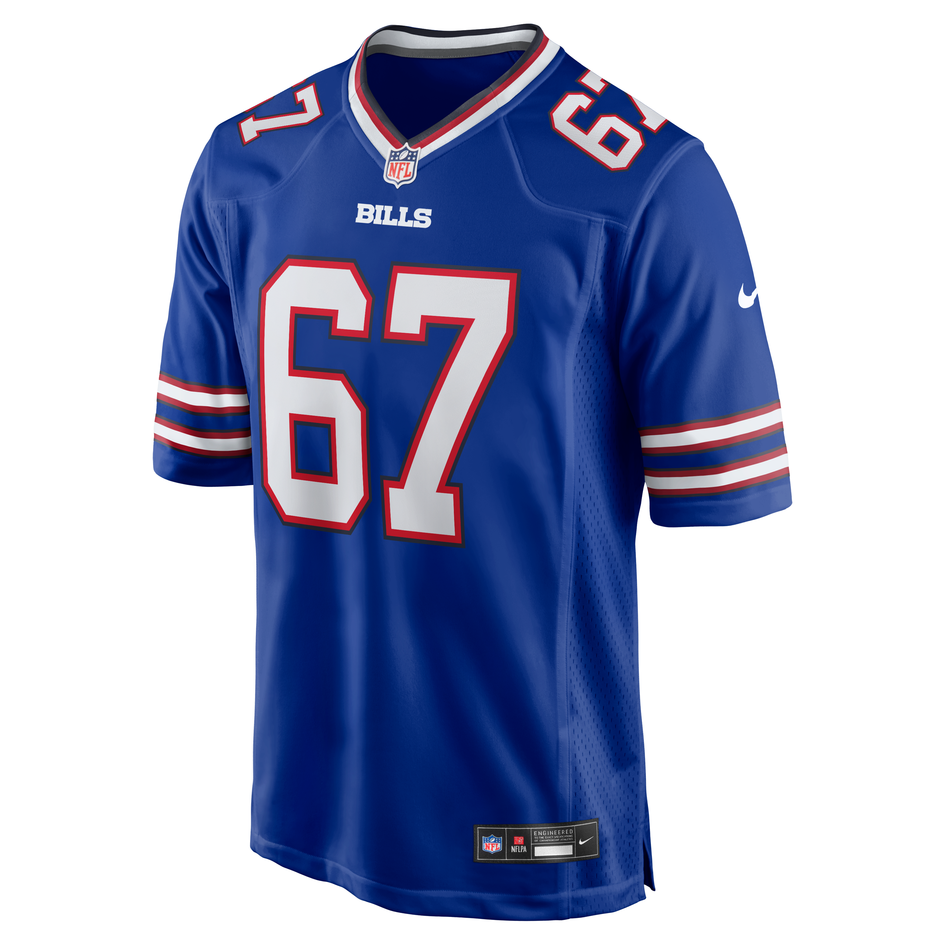 Kent Hull Retired Buffalo Bills Player Jersey Royal NFL Football Fan Wear Kent Hull Retired