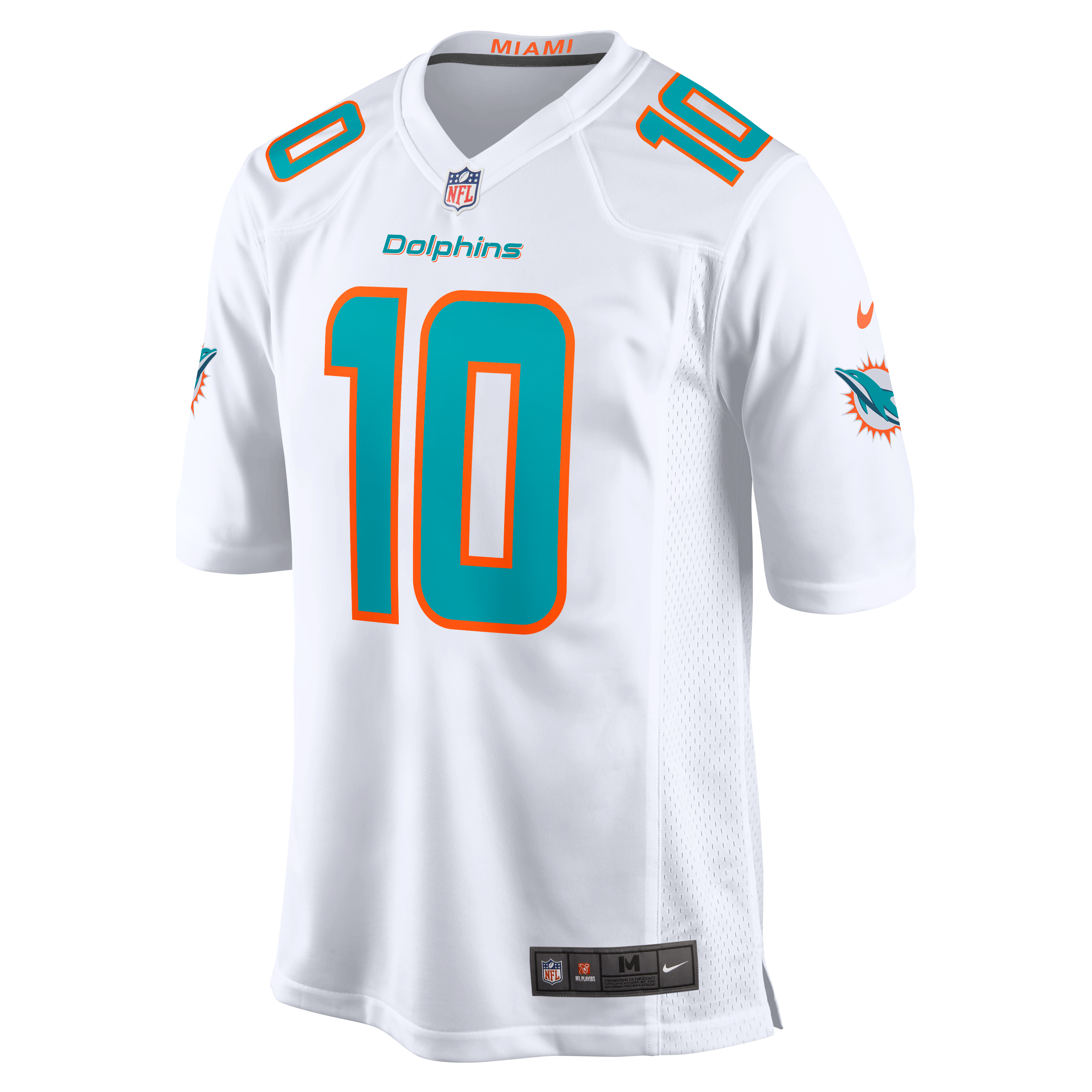 Jacob Rodriguez Miami Dolphins Game Jersey White NFL Football Fan Wear Jacob Rodriguez