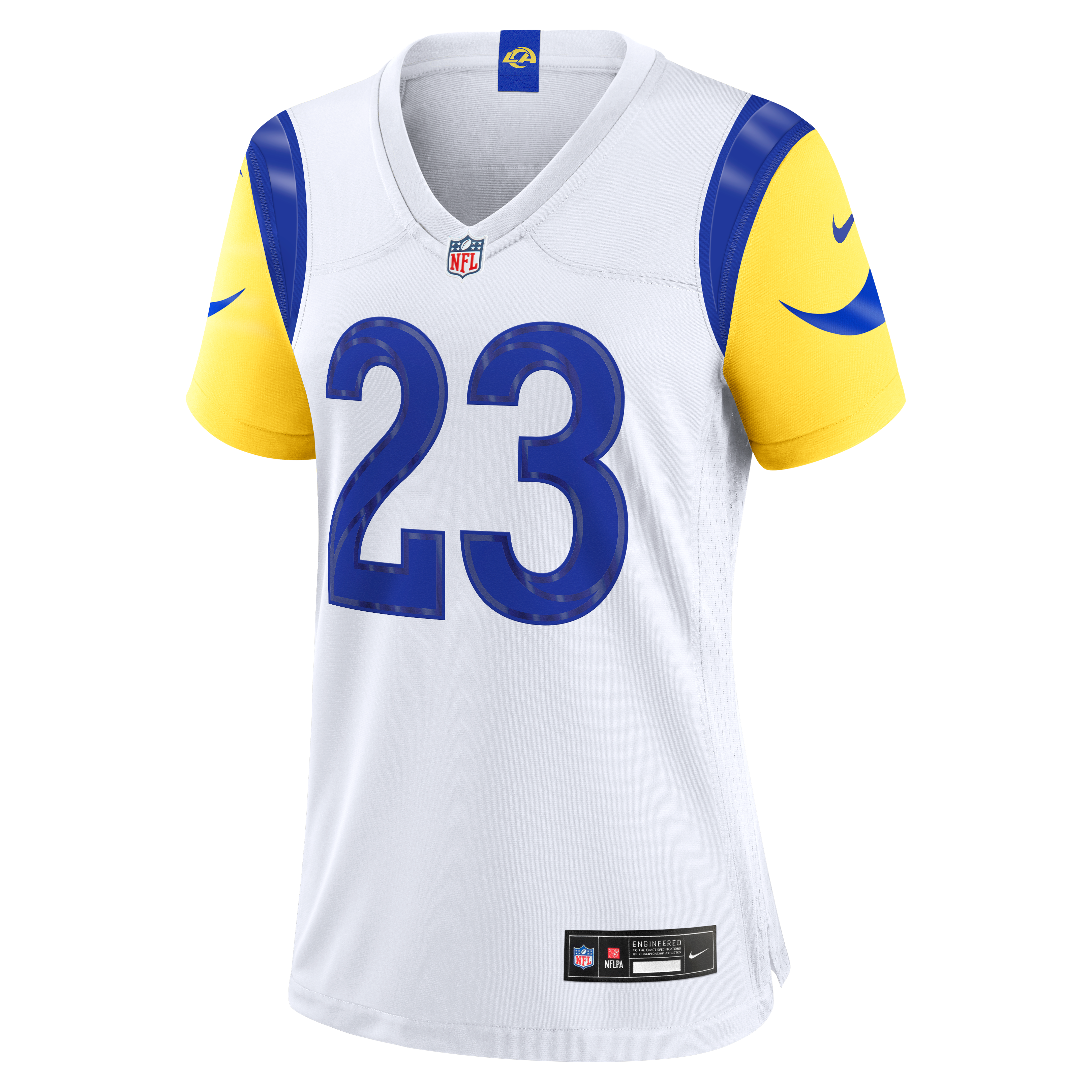 Kyren Williams Los Angeles Rams Game Jersey White NFL Football Fan Wear Kyren Williams