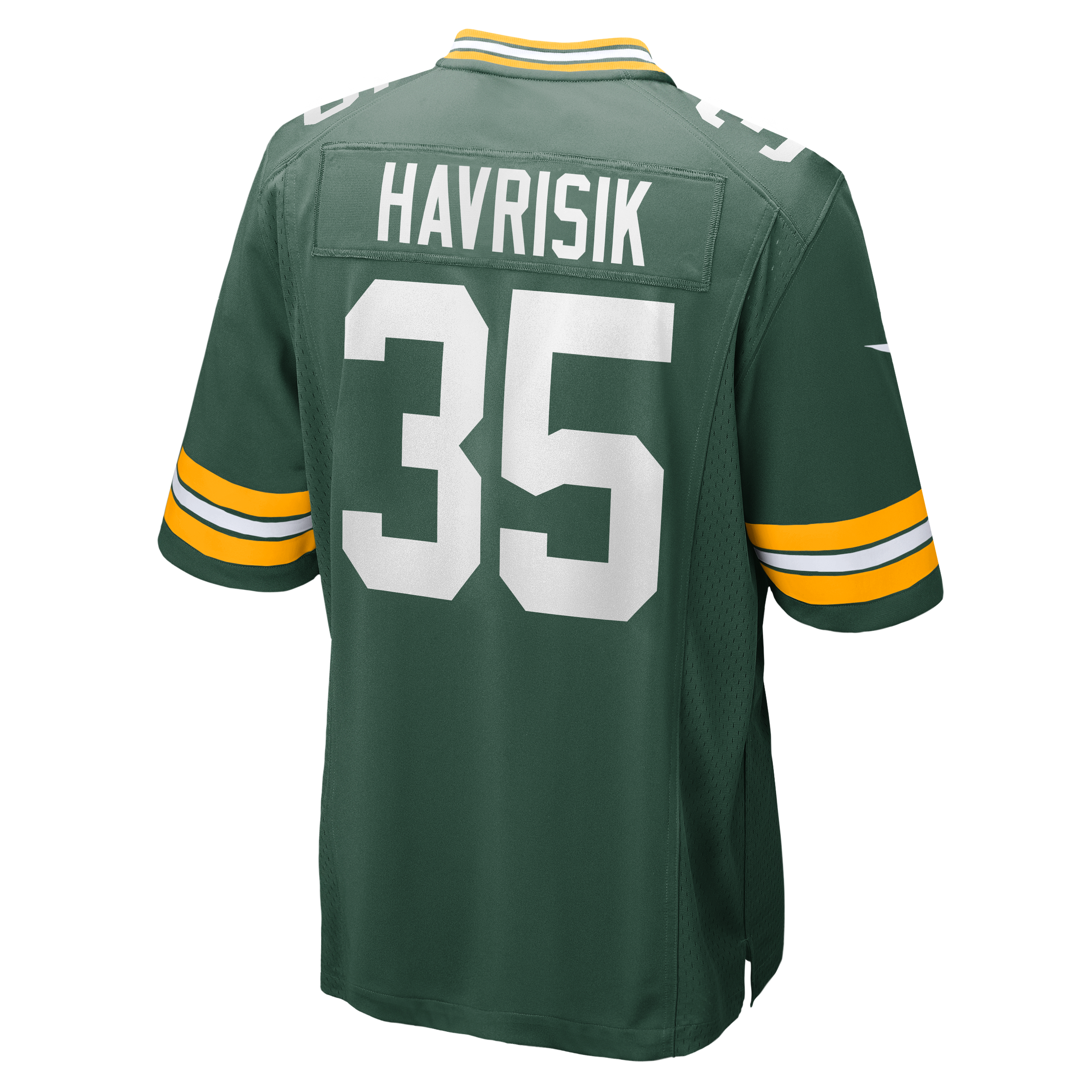 Lucas Havrisik Green Bay Packers Game Jersey Green NFL Football Fan Wear