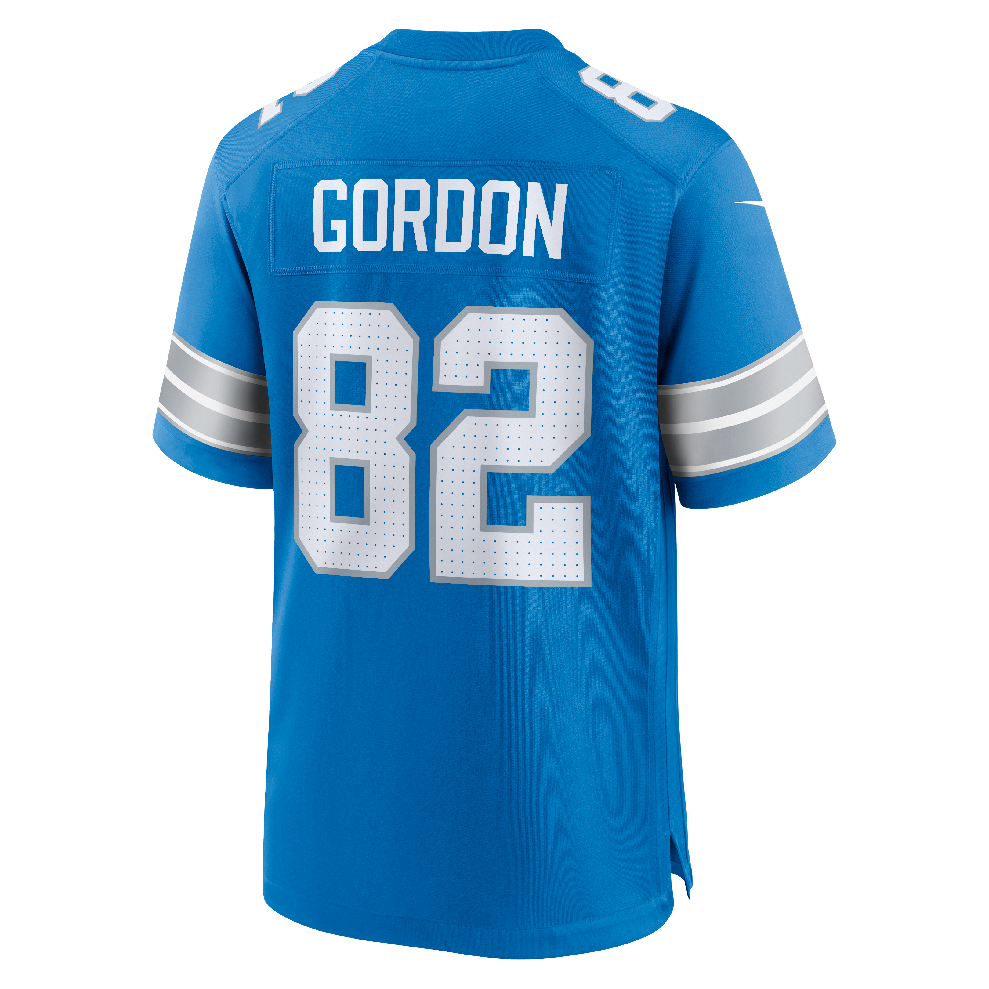 Thomas Gordon Detroit Lions Game Jersey Blue NFL Football Fan Wear