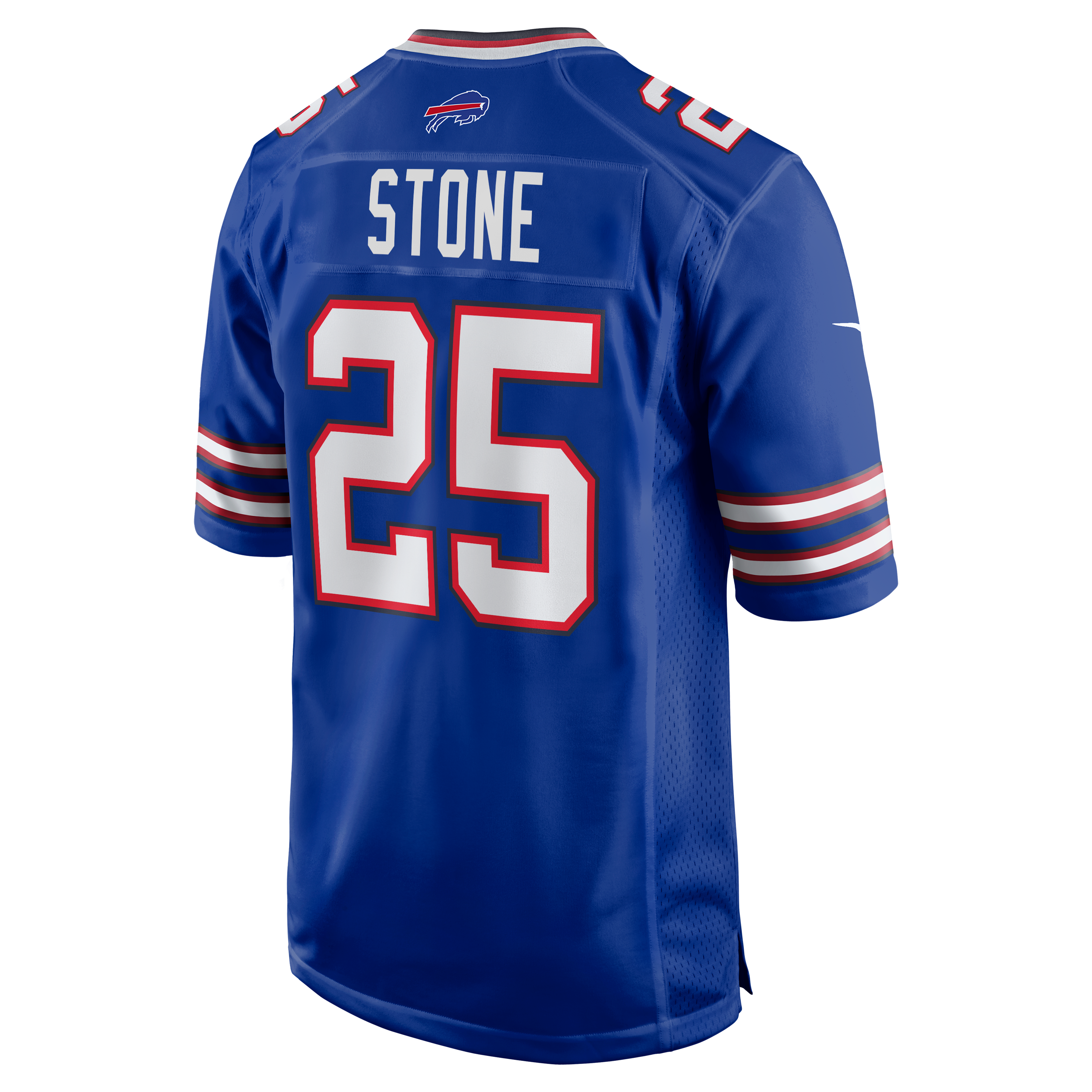 Geno Stone Buffalo Bills Game Jersey Royal NFL Football Fan Wear