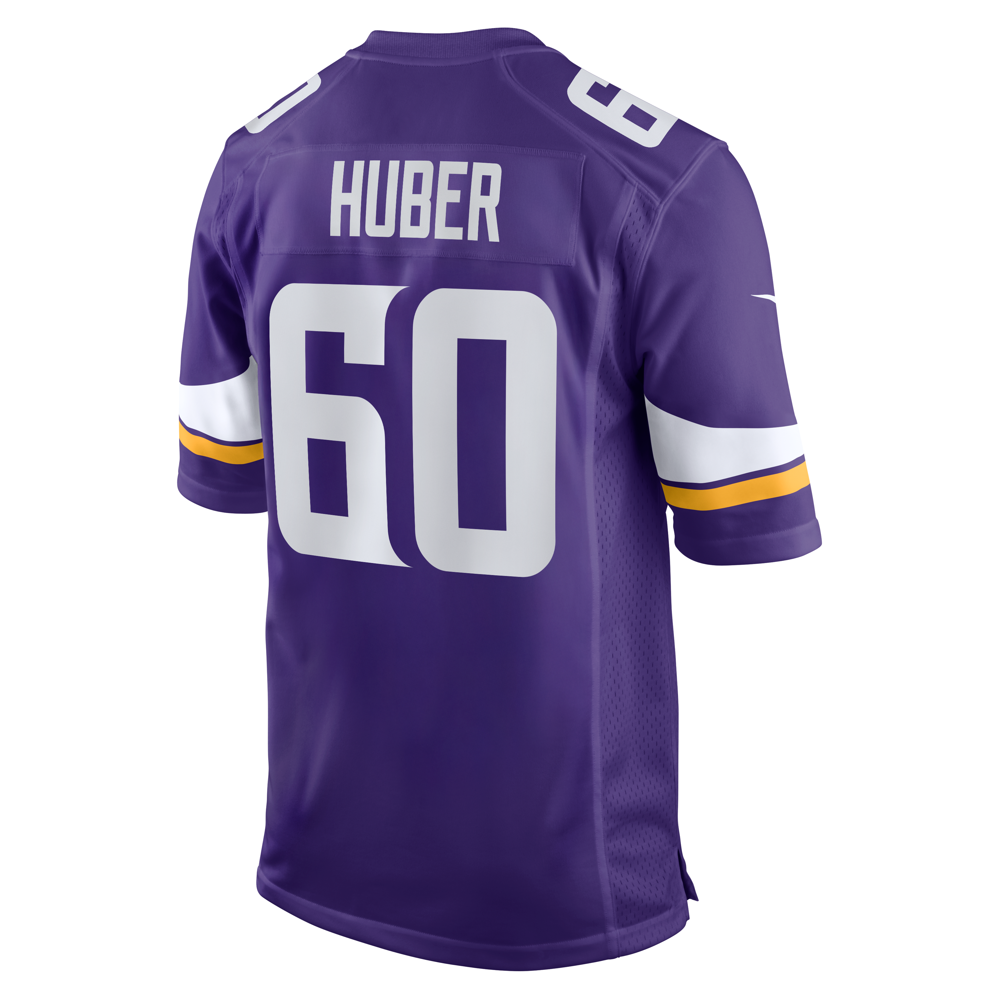 Joe Huber Minnesota Vikings Game Jersey Purple NFL Football Fan Wear Joe Huber