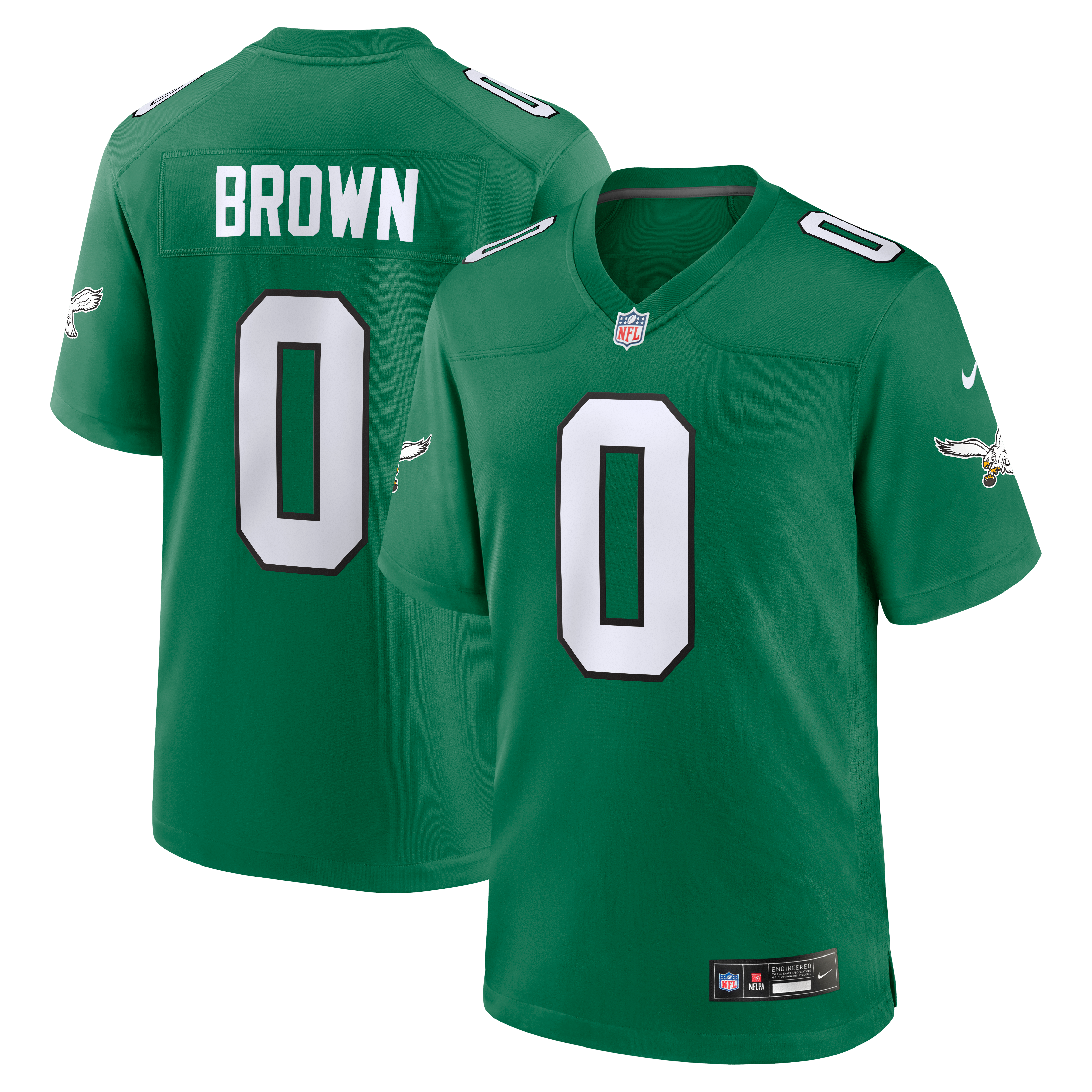 Marquise Brown Philadelphia Eagles Game Jersey Brown NFL Football Fan Wear