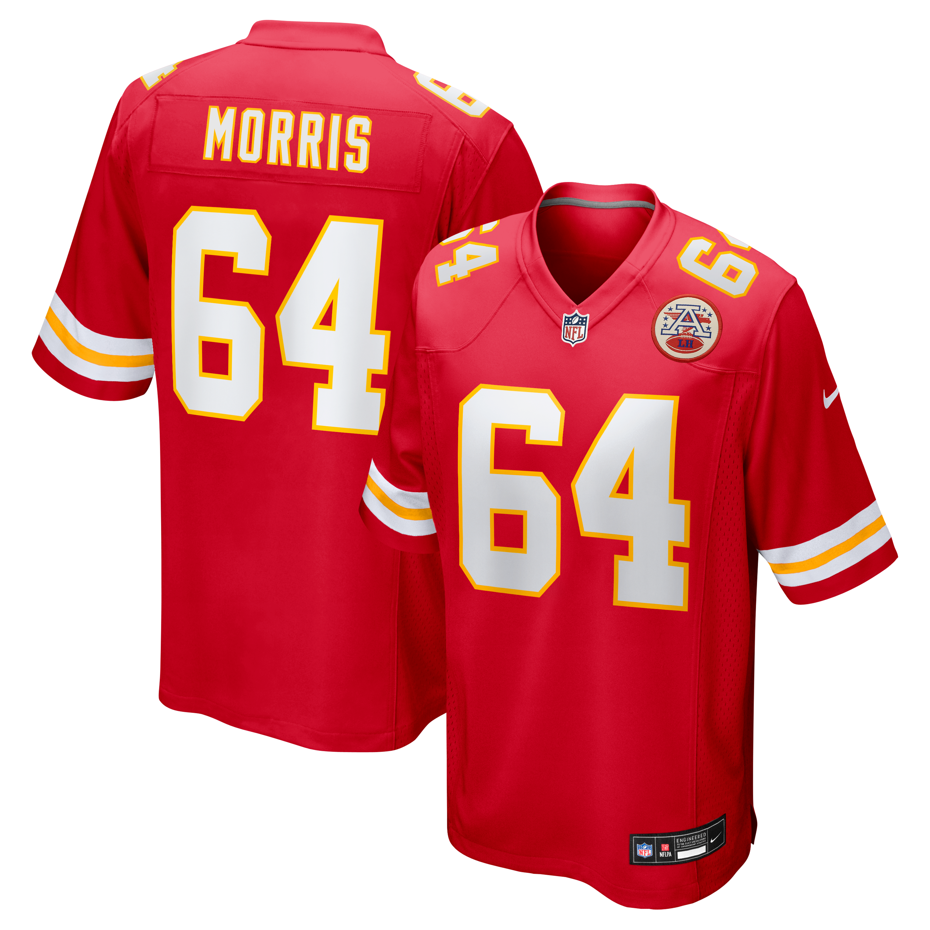 Wanya Morris Kansas City Chiefs Game Jersey Red NFL Football Fan Wear