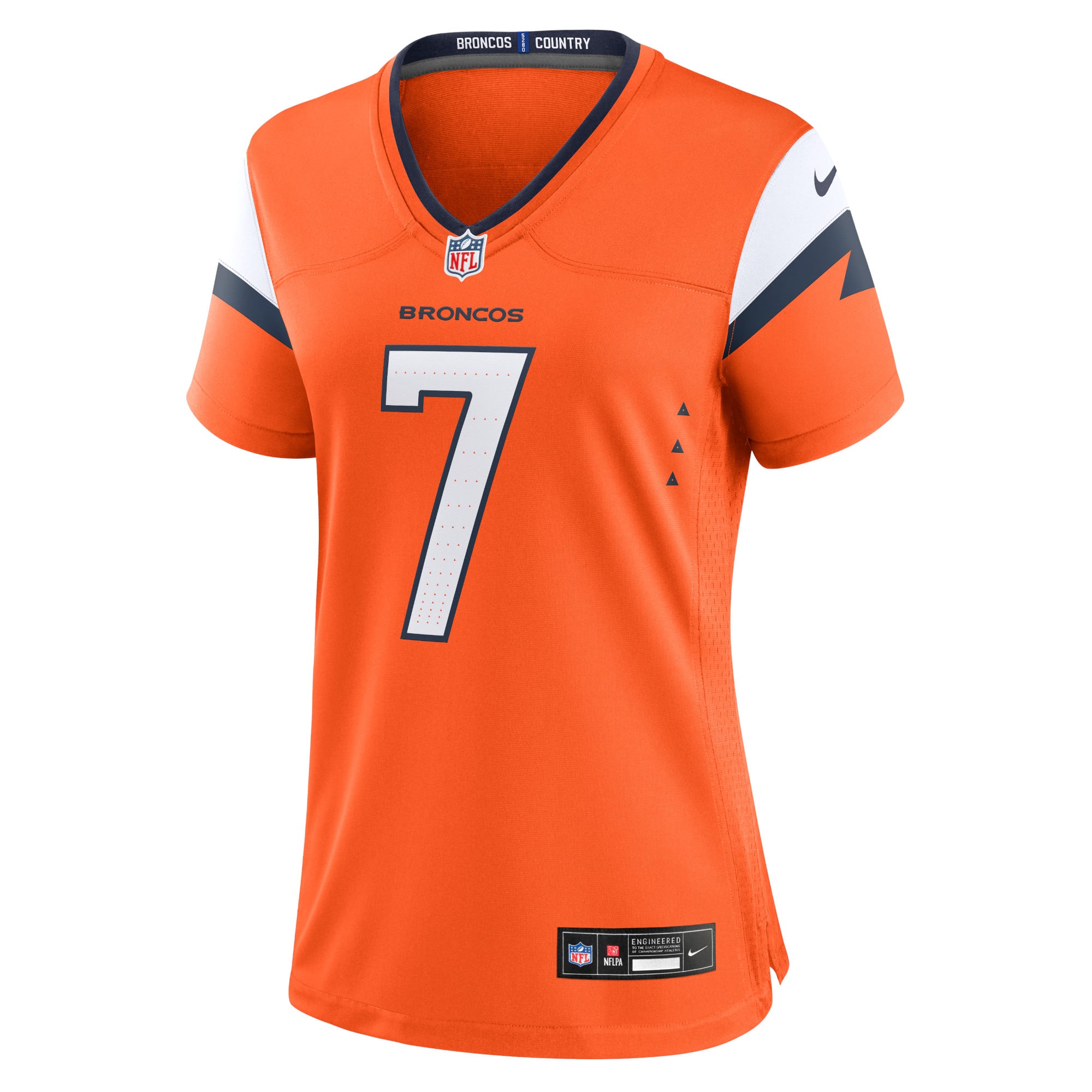 Retired John Elway Denver Broncos Player Jersey Orange NFL Football Fan Wear Retired John Elway