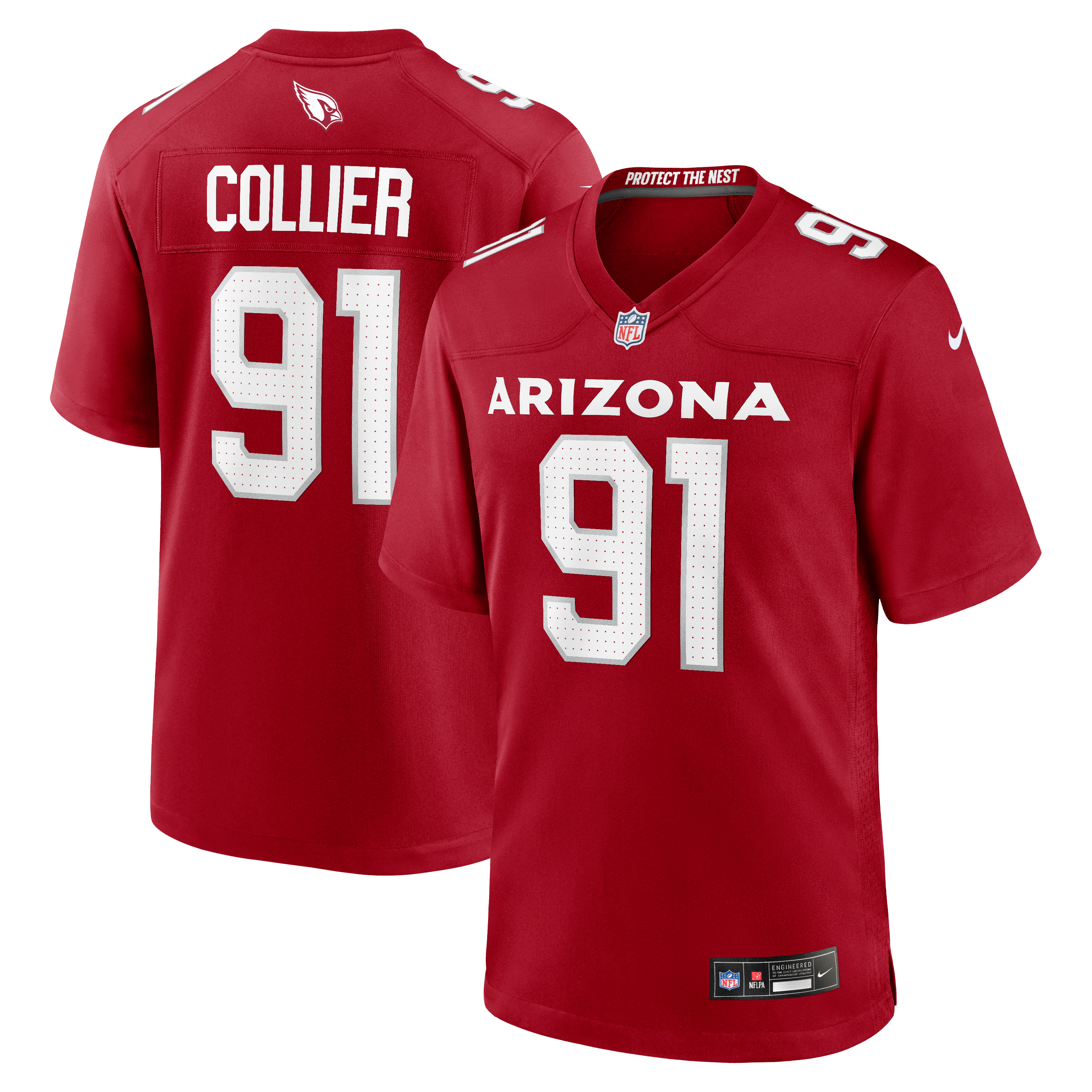 LJ Collier Arizona Cardinals Game Jersey Cardinal NFL Football Fan Wear