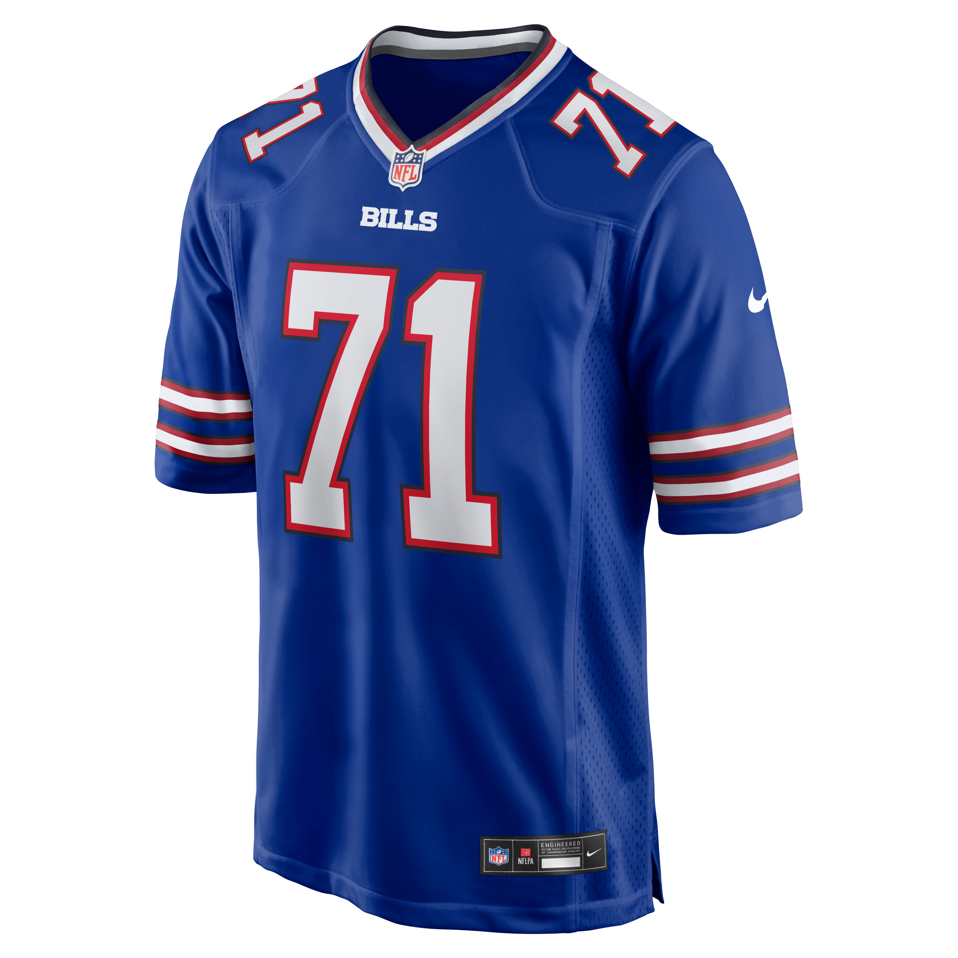 Jedrick Wills Jr Buffalo Bills Game Jersey Royal NFL Football Fan Wear Jedrick Wills Jr