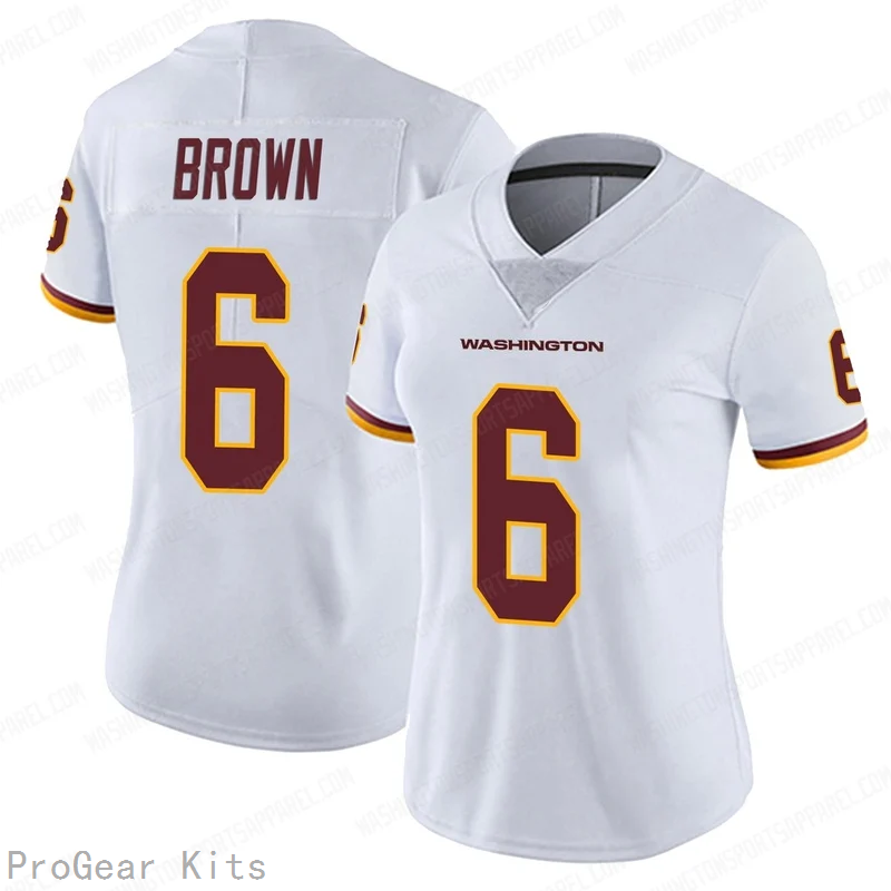 Dyami Washington Commanders Jersey No.6 Brown NFL Football Fan Wear