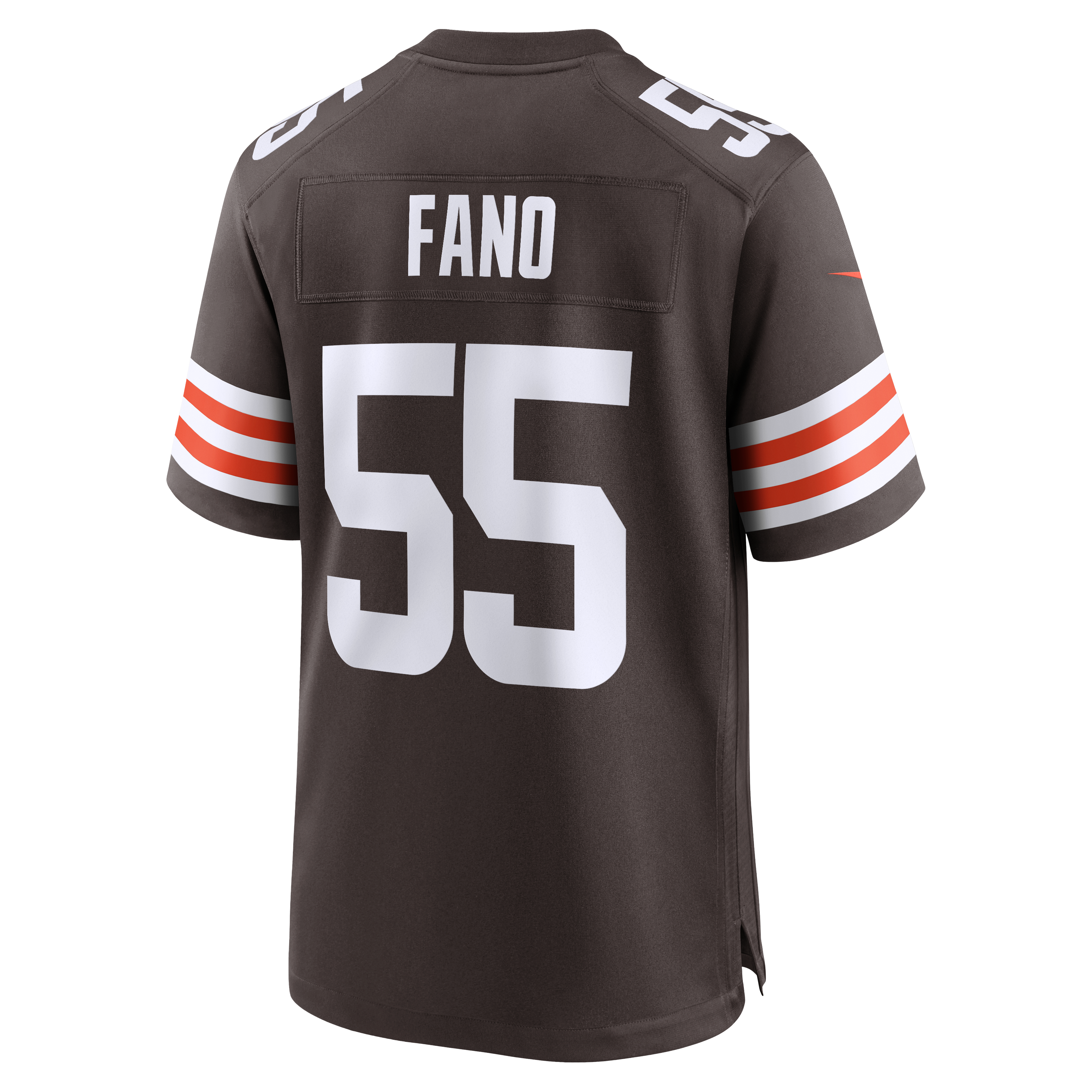 Spencer Fano Cleveland Browns Game Jersey Brown NFL Football Fan Wear Spencer Fano