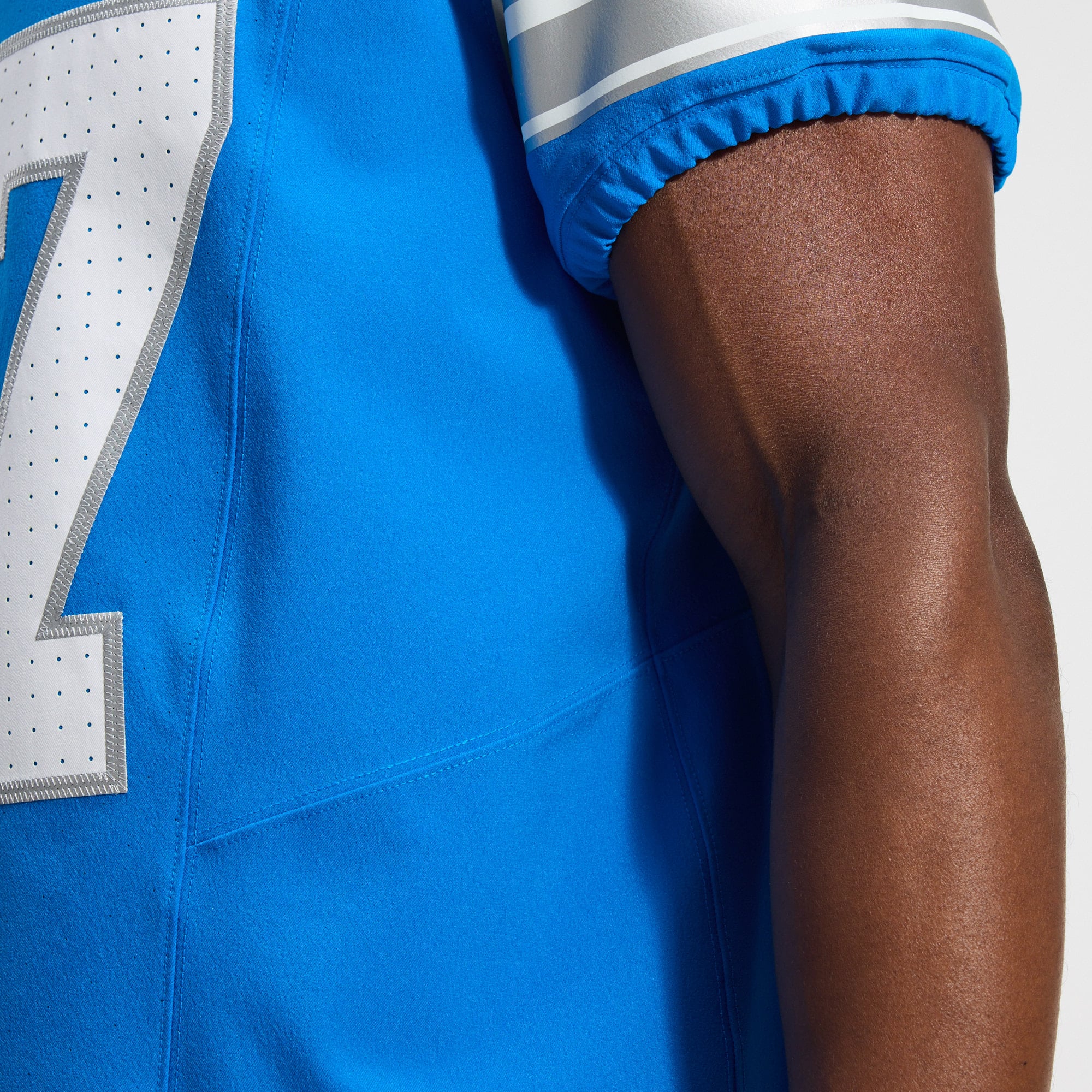Aidan Hutchinson Detroit Lions Jersey Blue NFL Football Fan Wear
