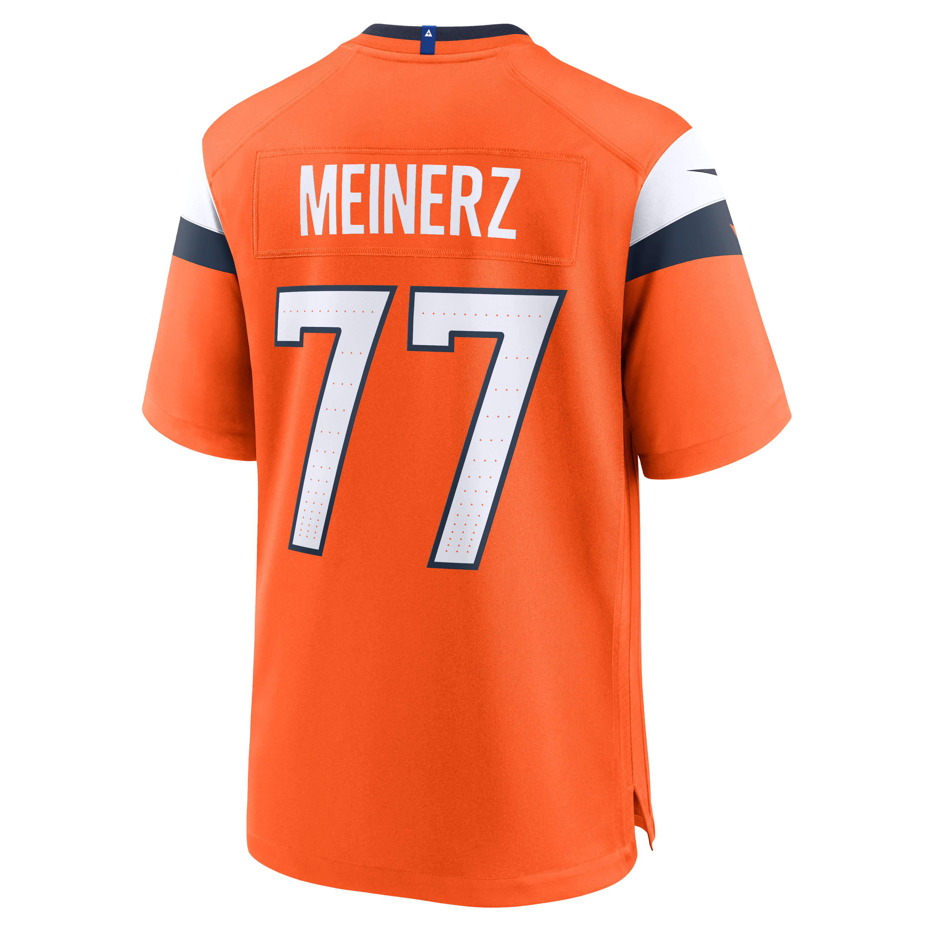 Quinn Meinerz Denver Broncos Game Jersey Orange NFL Football Fan Wear