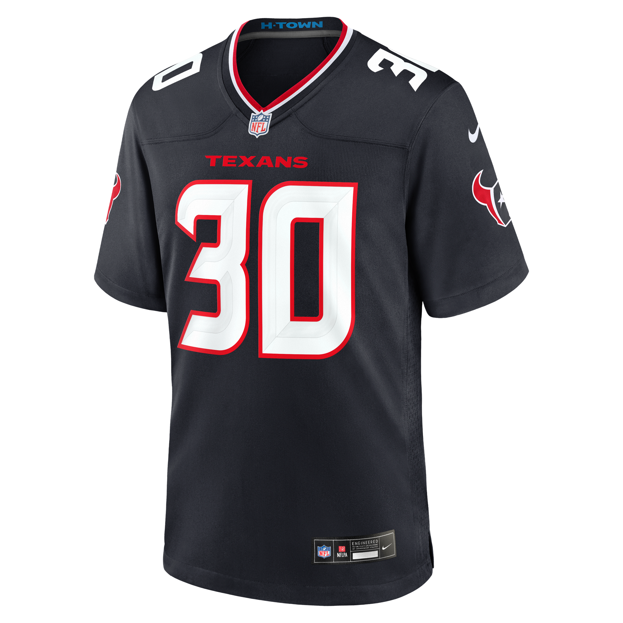 Brandon Codrington Houston Texans Game Jersey Navy NFL Football Fan Wear