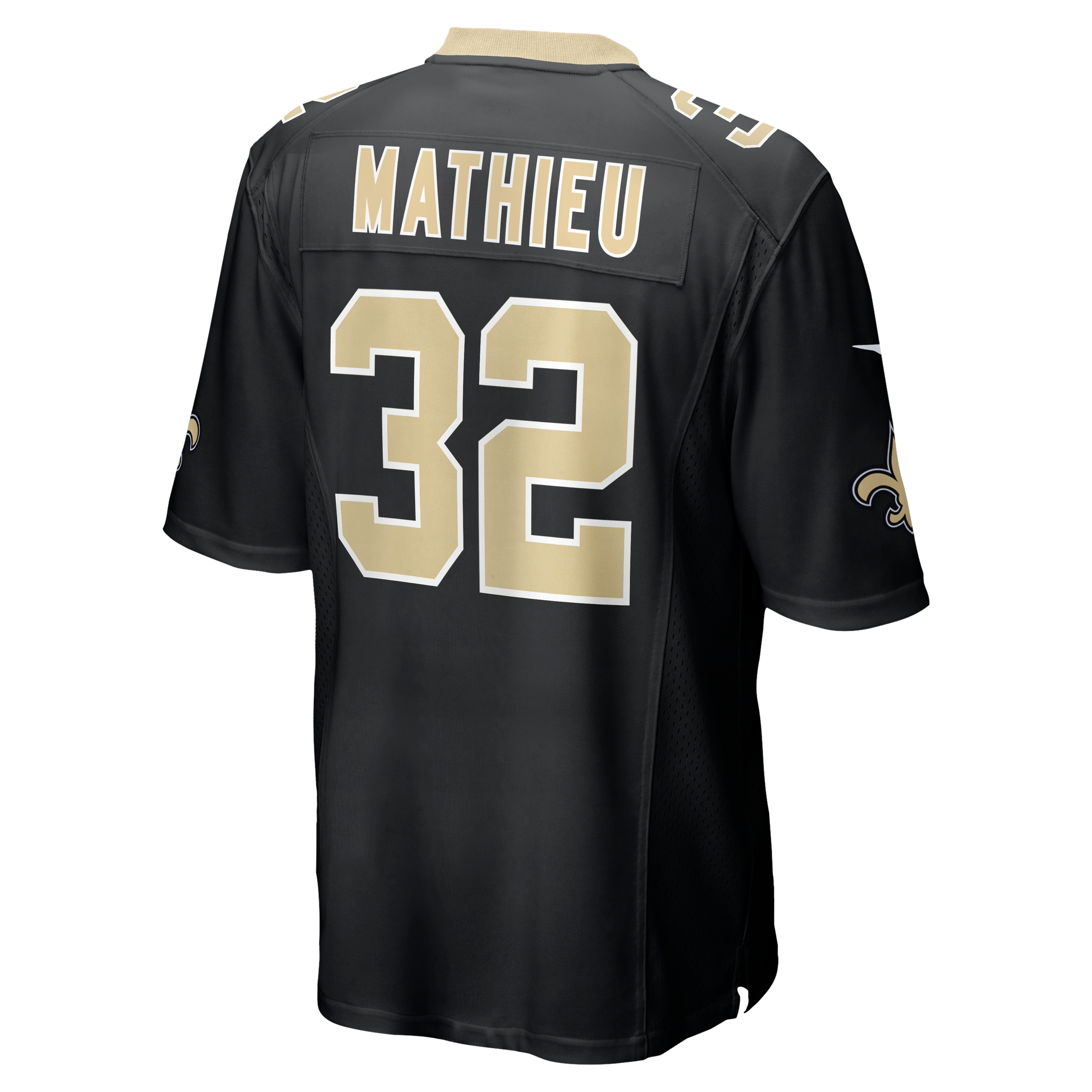 Tyrann Mathieu New Orleans Saints Game Jersey Black NFL Football Fan Wear