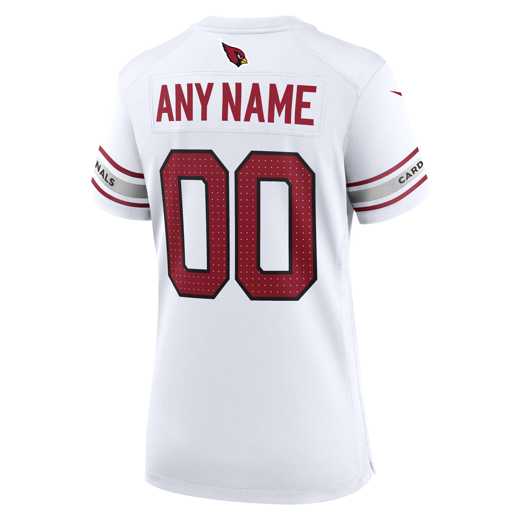 Arizona Cardinals Game Jersey White NFL Football Fan Wear Custom Number