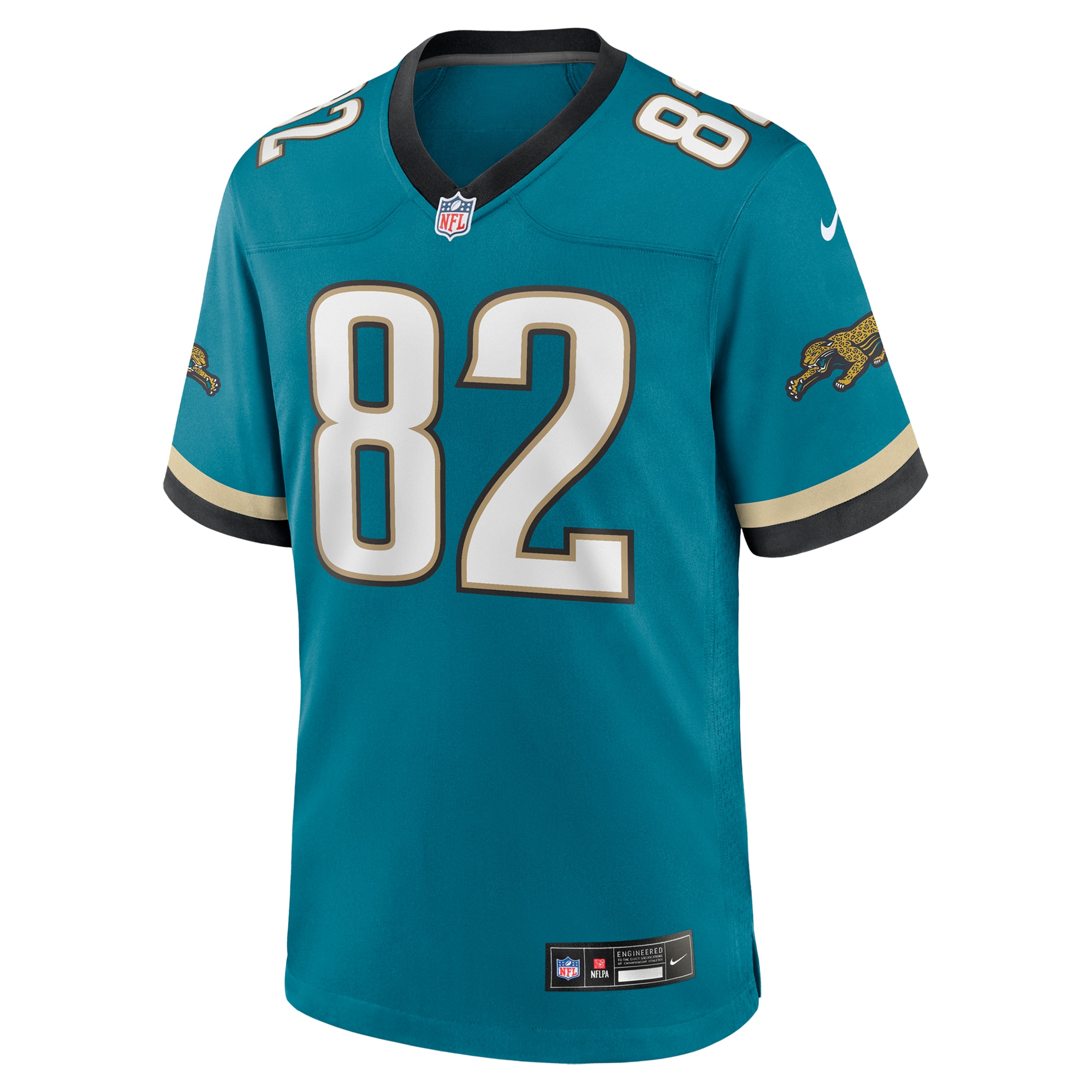 Jimmy Smith Retired Jacksonville Jaguars Game Jersey Teal NFL Football Fan Wear Jimmy Smith Retired