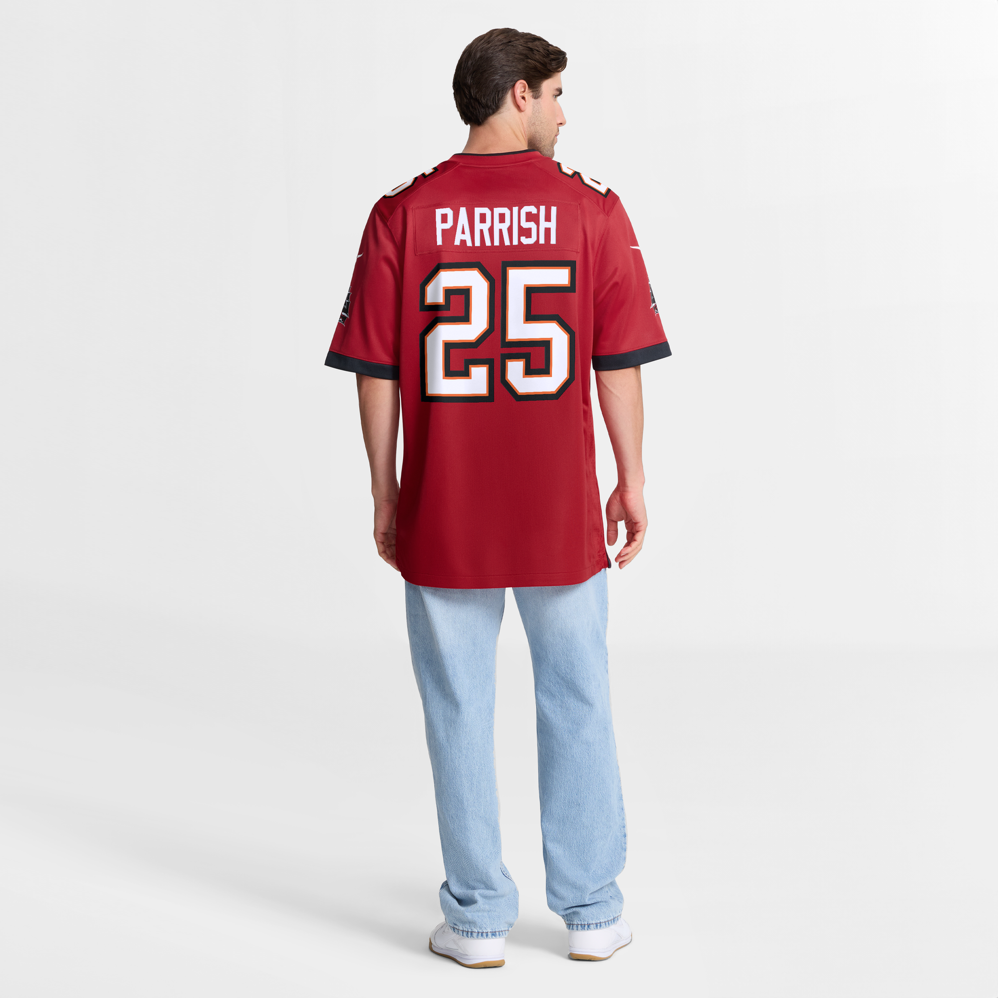 Jacob Parrish Tampa Bay Buccaneers Game Jersey Red NFL Football Fan Wear Jacob Parrish