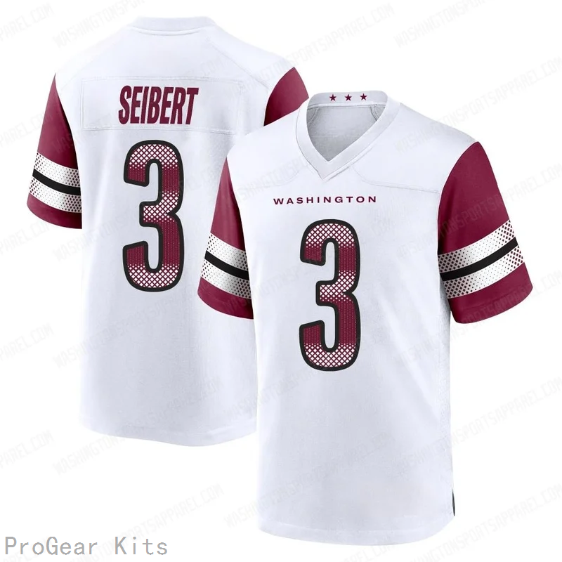 Austin Seibert Washington Commanders Jersey No.3 White NFL Football Fan Wear