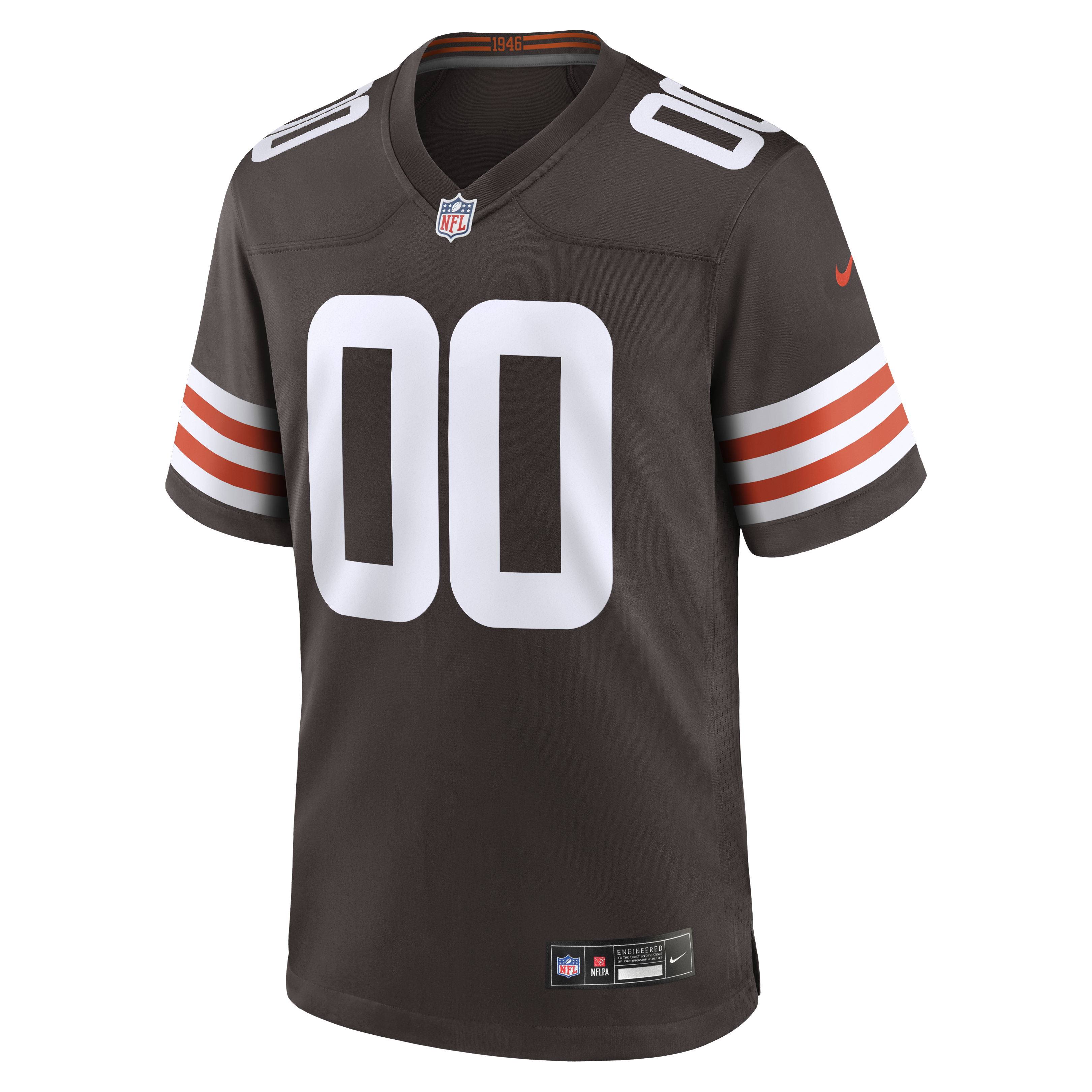 Cleveland Browns Game Jersey Brown NFL Football Fan Wear Custom Number