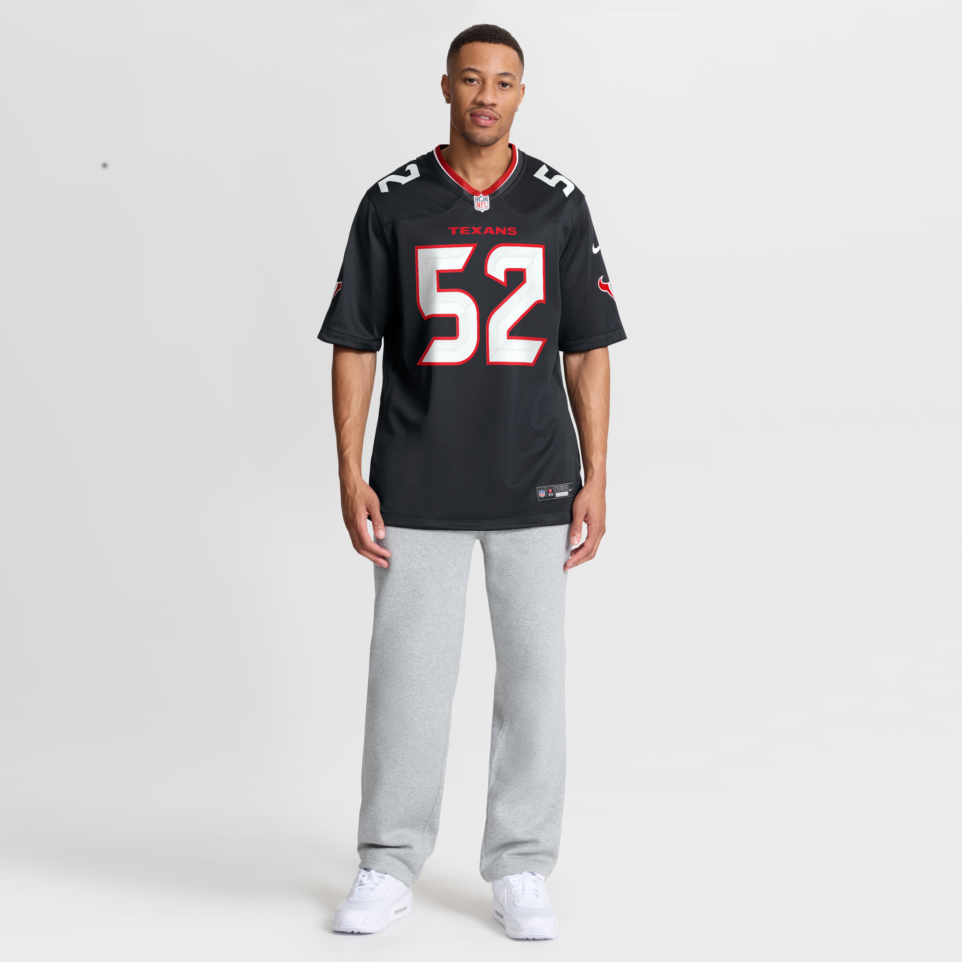 Xavier Thomas Houston Texans Game Jersey Navy NFL Football Fan Wear