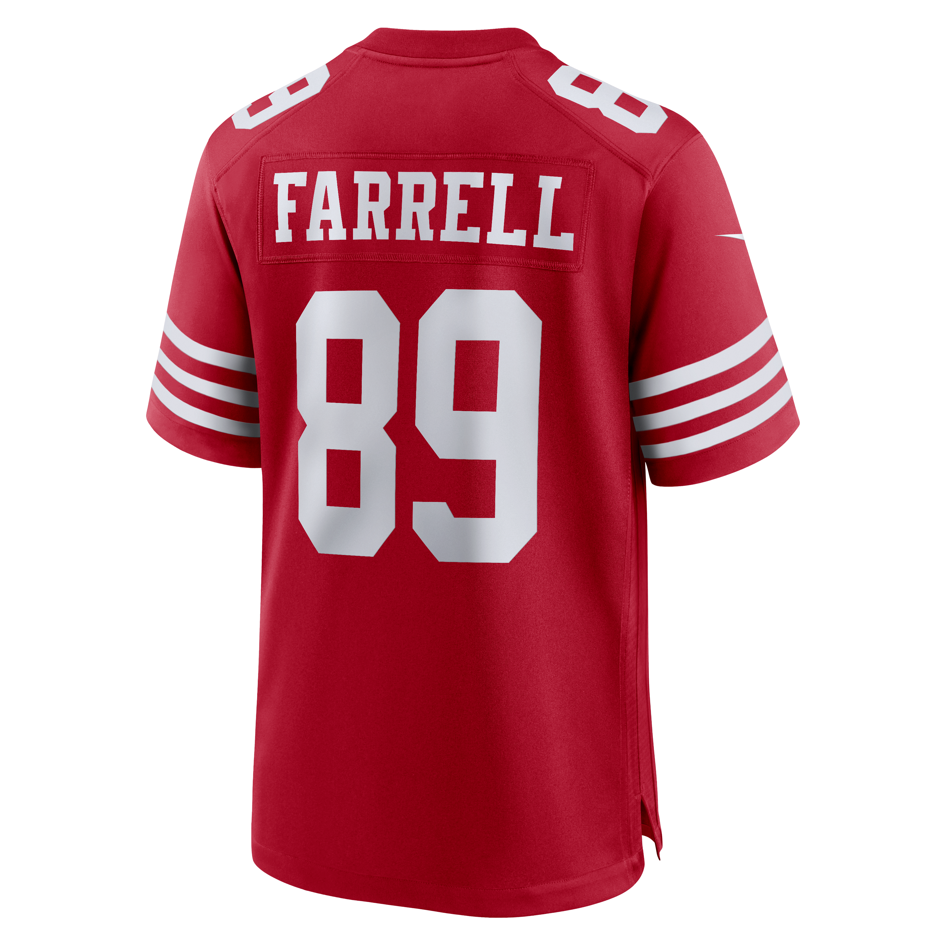 Luke Farrell San Francisco 49ers Game Jersey Scarlet NFL Football Fan Wear Luke Farrell
