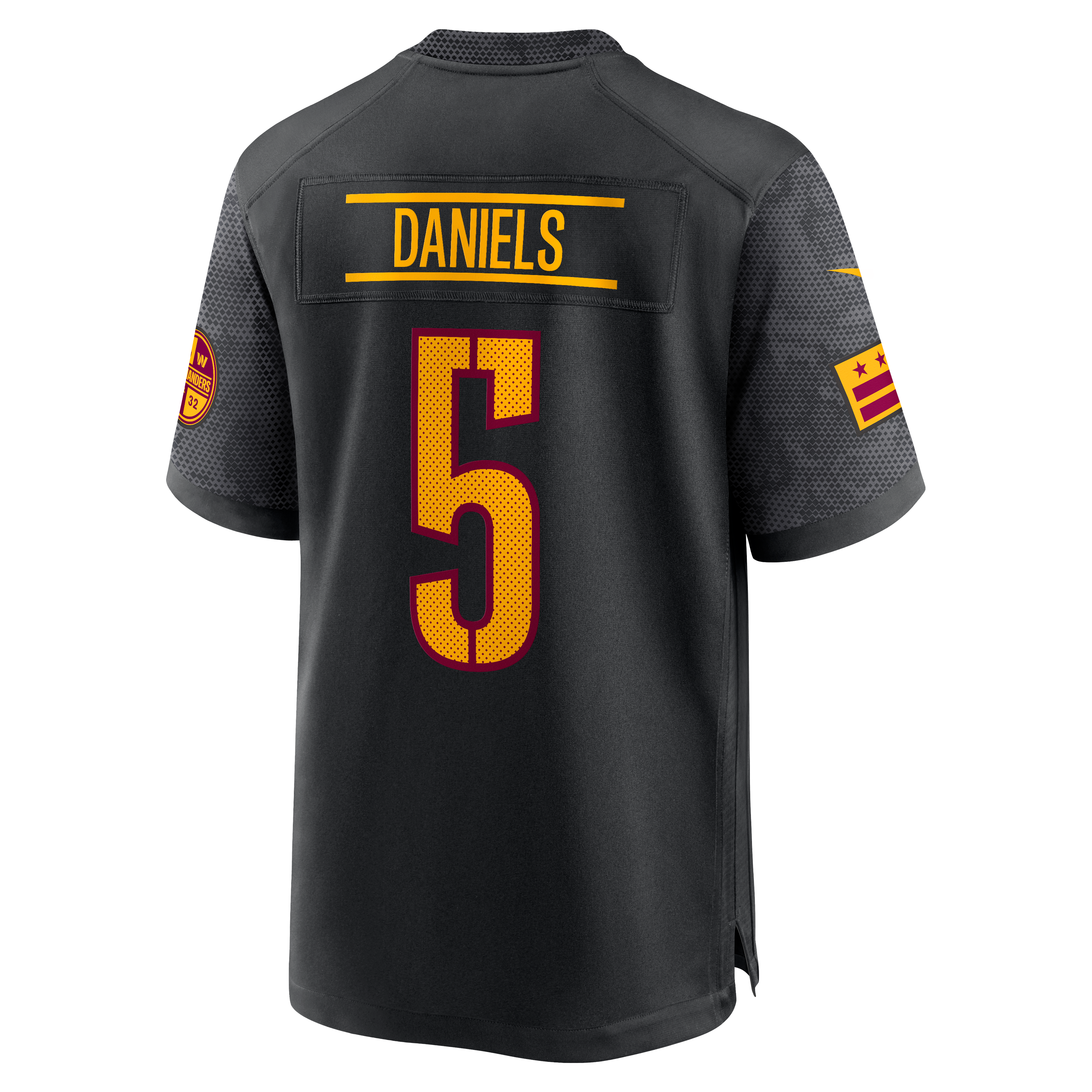 Jayden Daniels Washington Commanders Alternate Jersey Black NFL Football Fan Wear