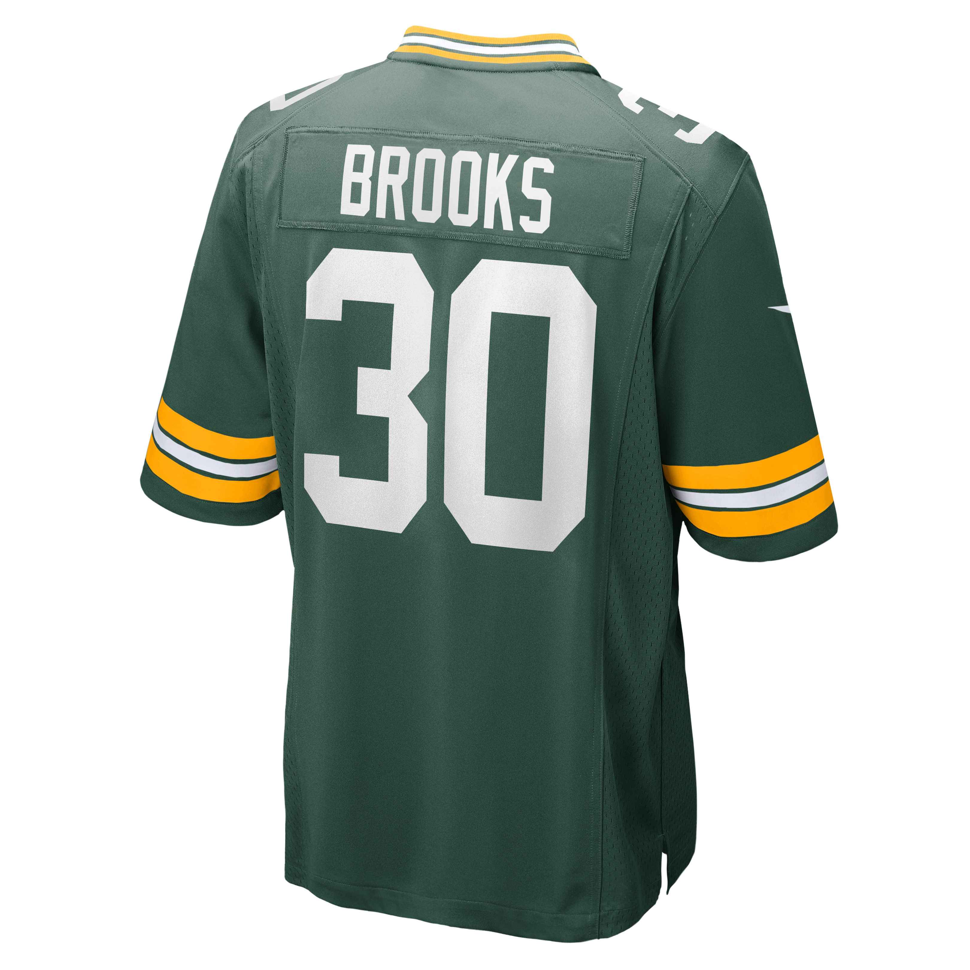 Chris Brooks Green Bay Packers Game Jersey Green NFL Football Fan Wear Chris Brooks