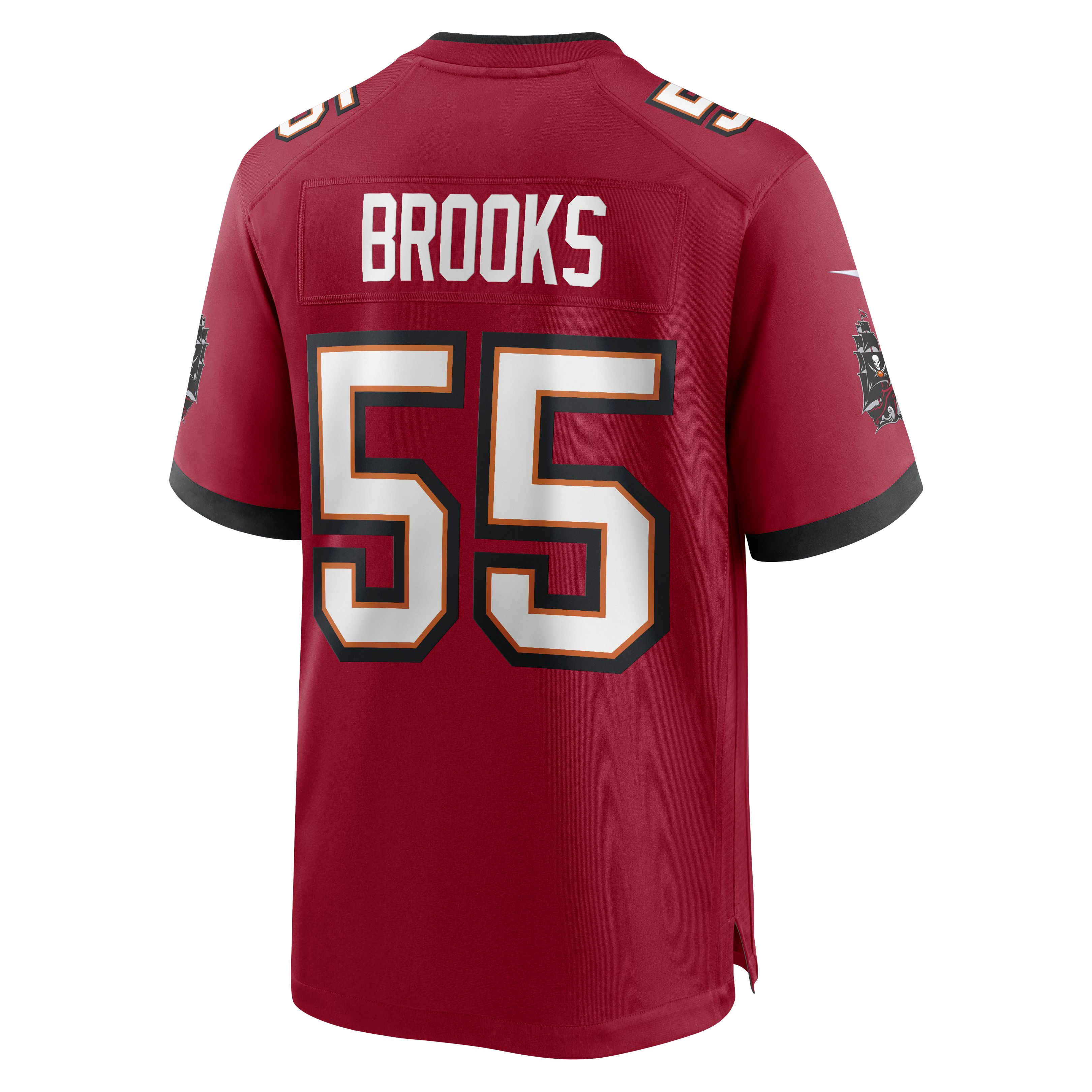 Derrick Brooks Retired Tampa Bay Buccaneers Player Jersey Red NFL Football Fan Wear Derrick Brooks Retired
