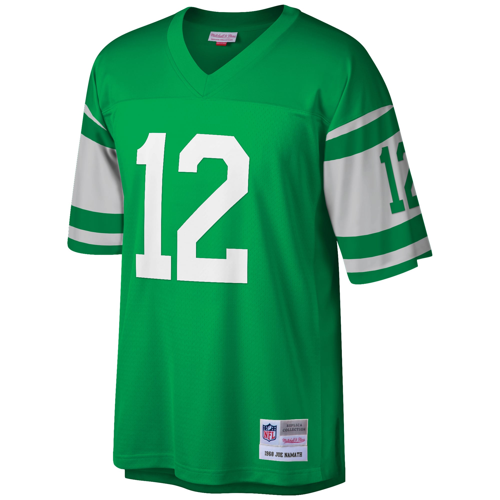 Joe Namath Mitchell New York Jets Replica Jersey Green NFL Football Fan Wear Joe Namath Mitchell