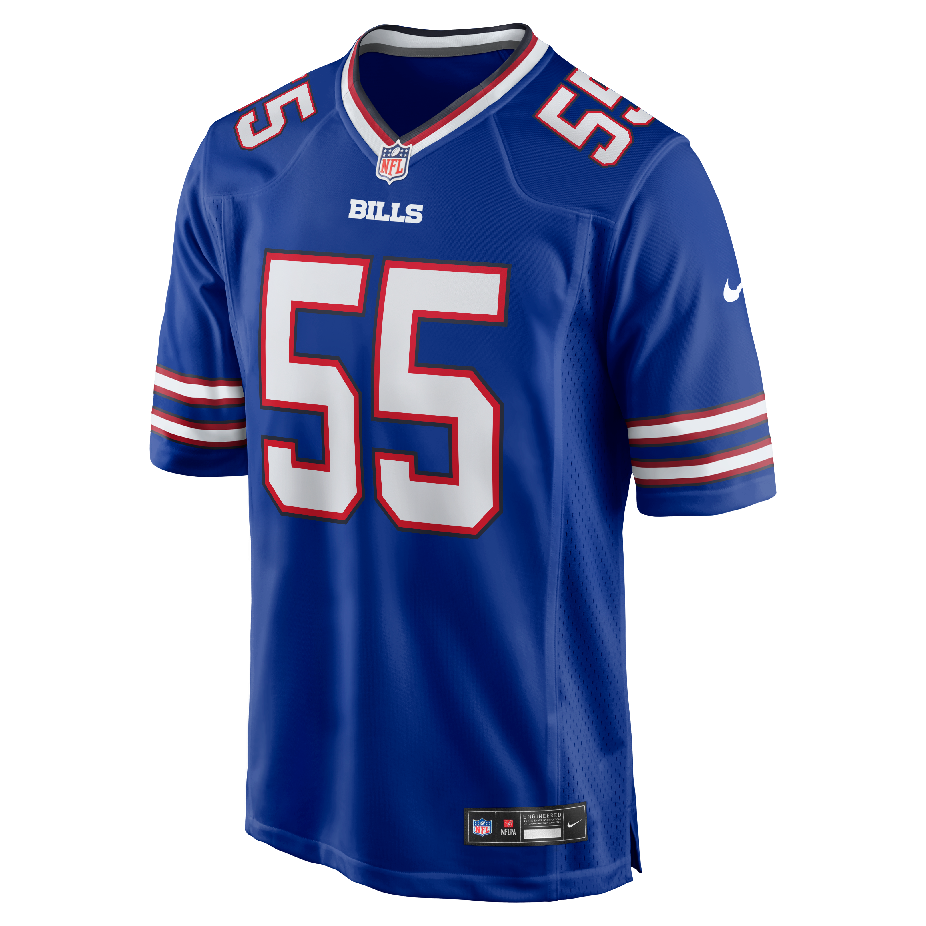 David Ugwoegbu Buffalo Bills Game Jersey Royal NFL Football Fan Wear David Ugwoegbu