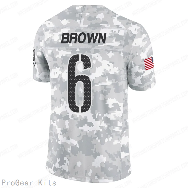 Dyami Washington Commanders Jersey No.6 Brown NFL Football Fan Wear