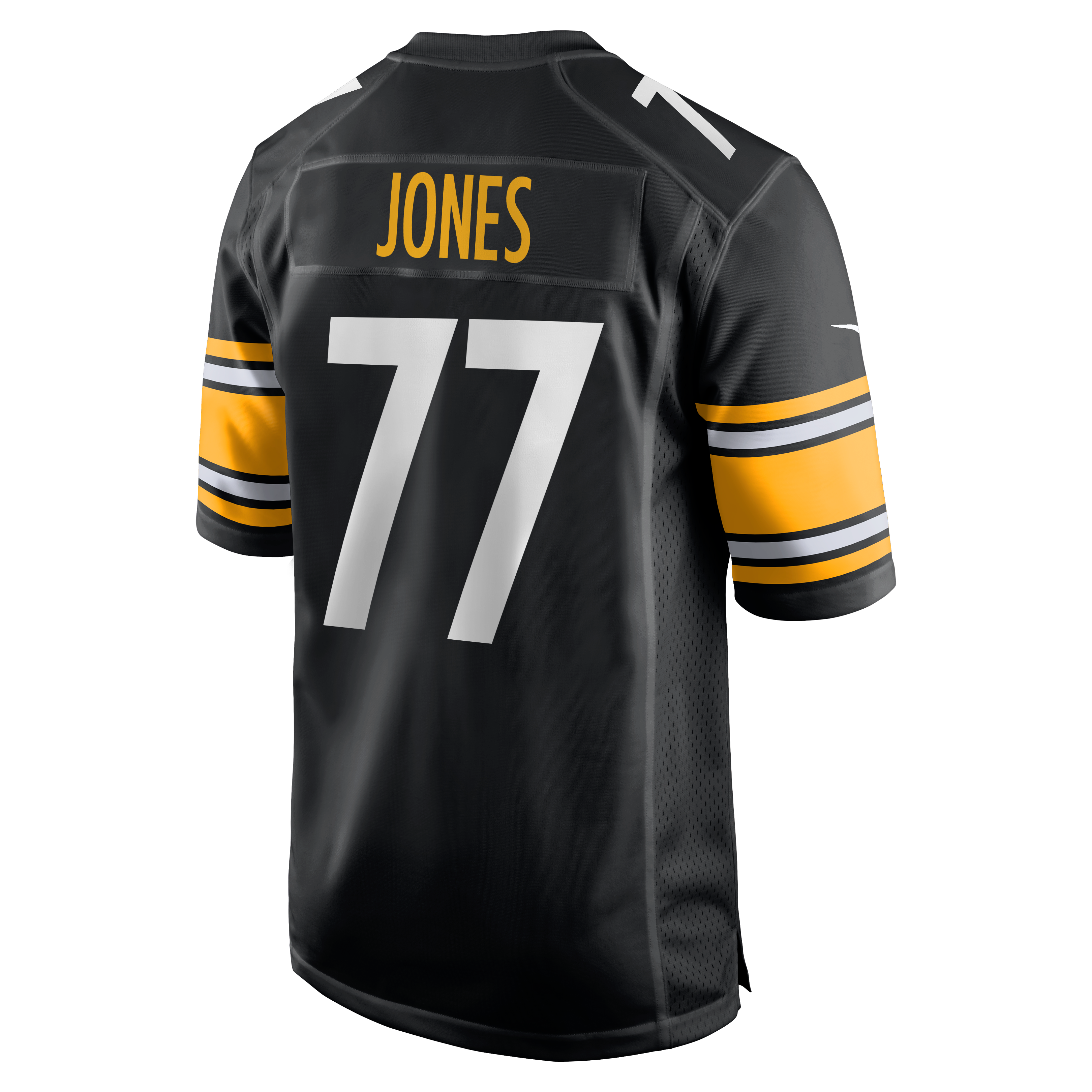 Broderick Jones Pittsburgh Steelers Game Jersey Black NFL Football Fan Wear Broderick Jones