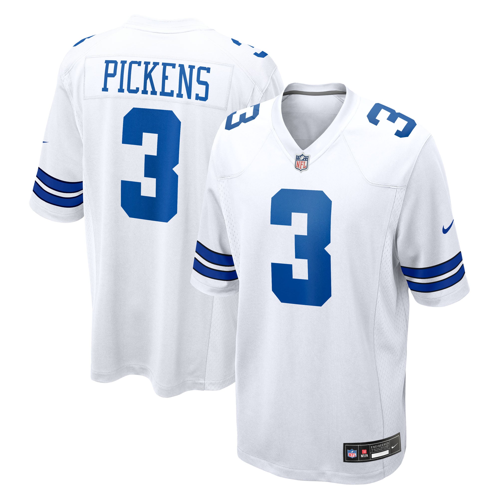 George Pickens Dallas Cowboys Game Jersey White NFL Football Fan Wear