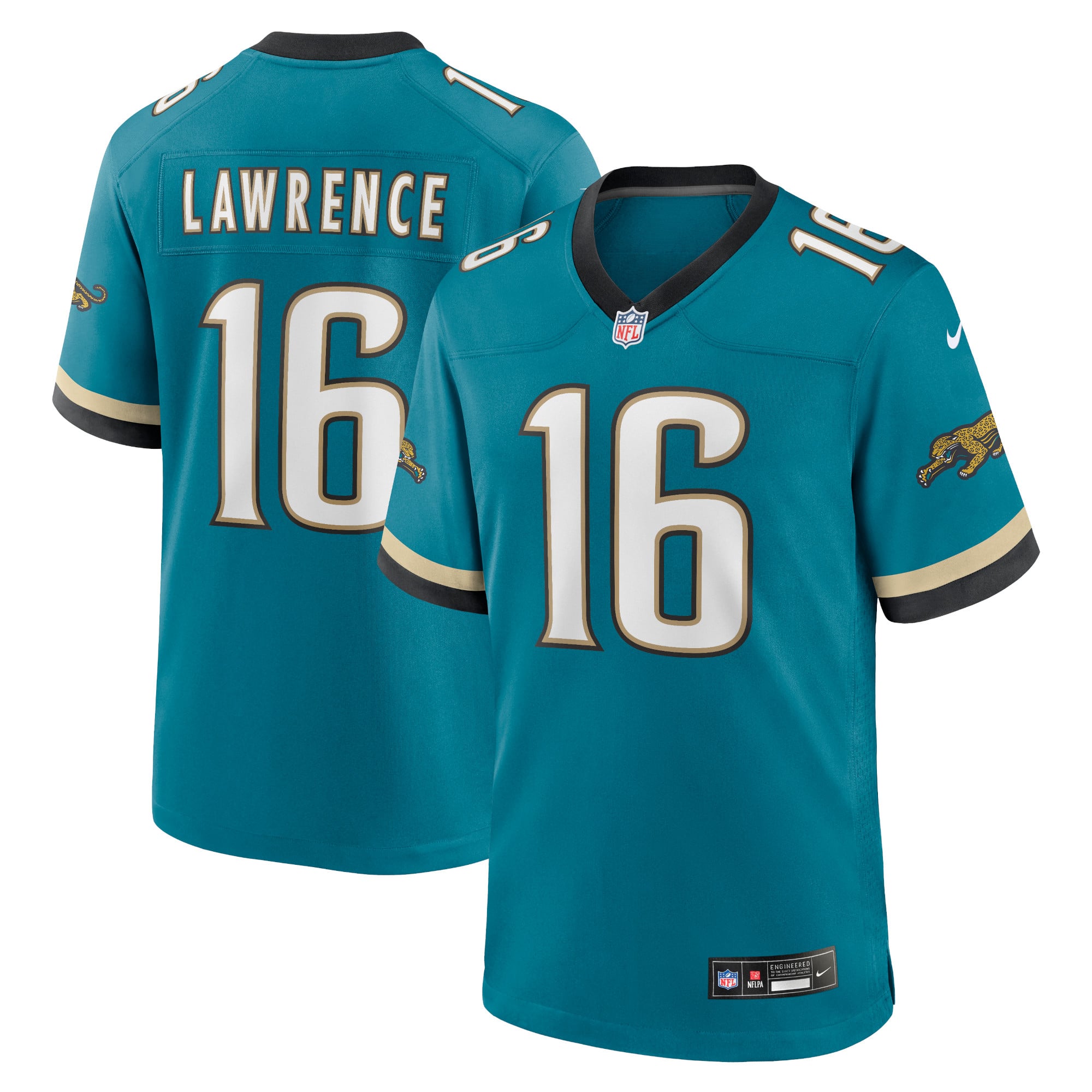 Prowler Trevor Lawrence Jacksonville Jaguars Player Jersey Teal NFL Football Fan Wear