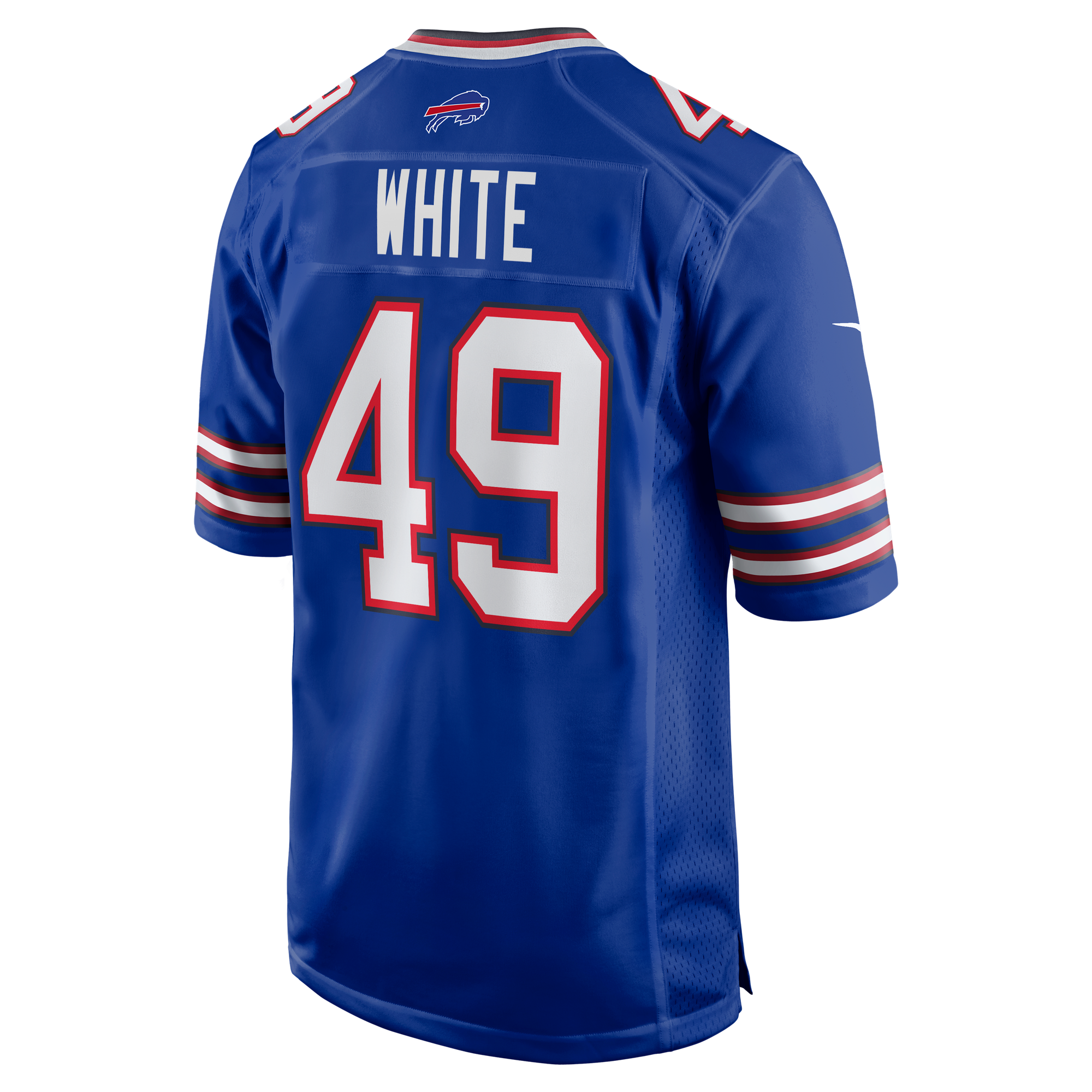 DaShaun White Buffalo Bills Game Jersey White NFL Football Fan Wear