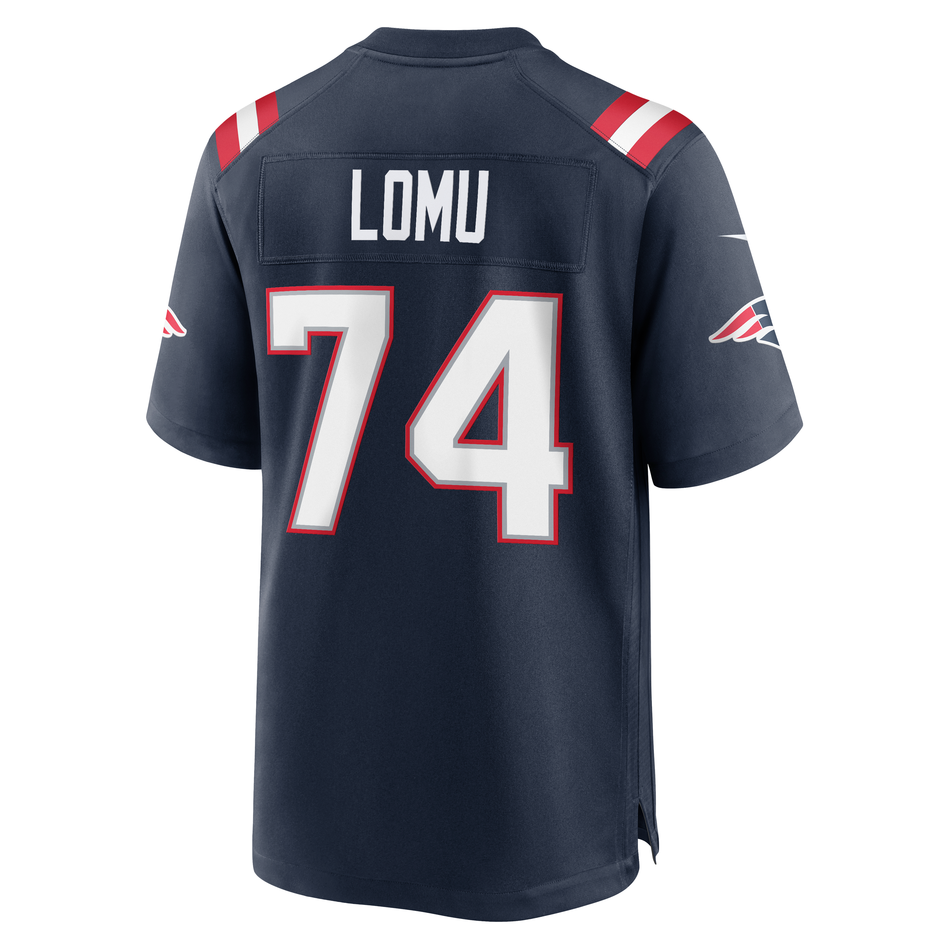Round Pick No New England Patriots Game Jersey Navy NFL Football Fan Wear