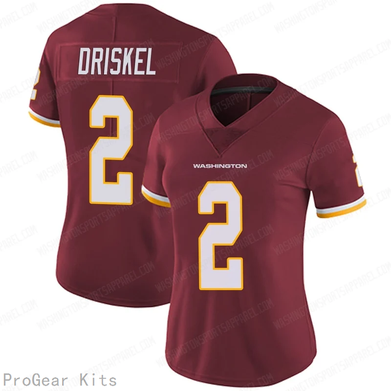 Jeff Driskel Washington Commanders Legend Jersey No.2 Burgundy NFL Football Fan Wear