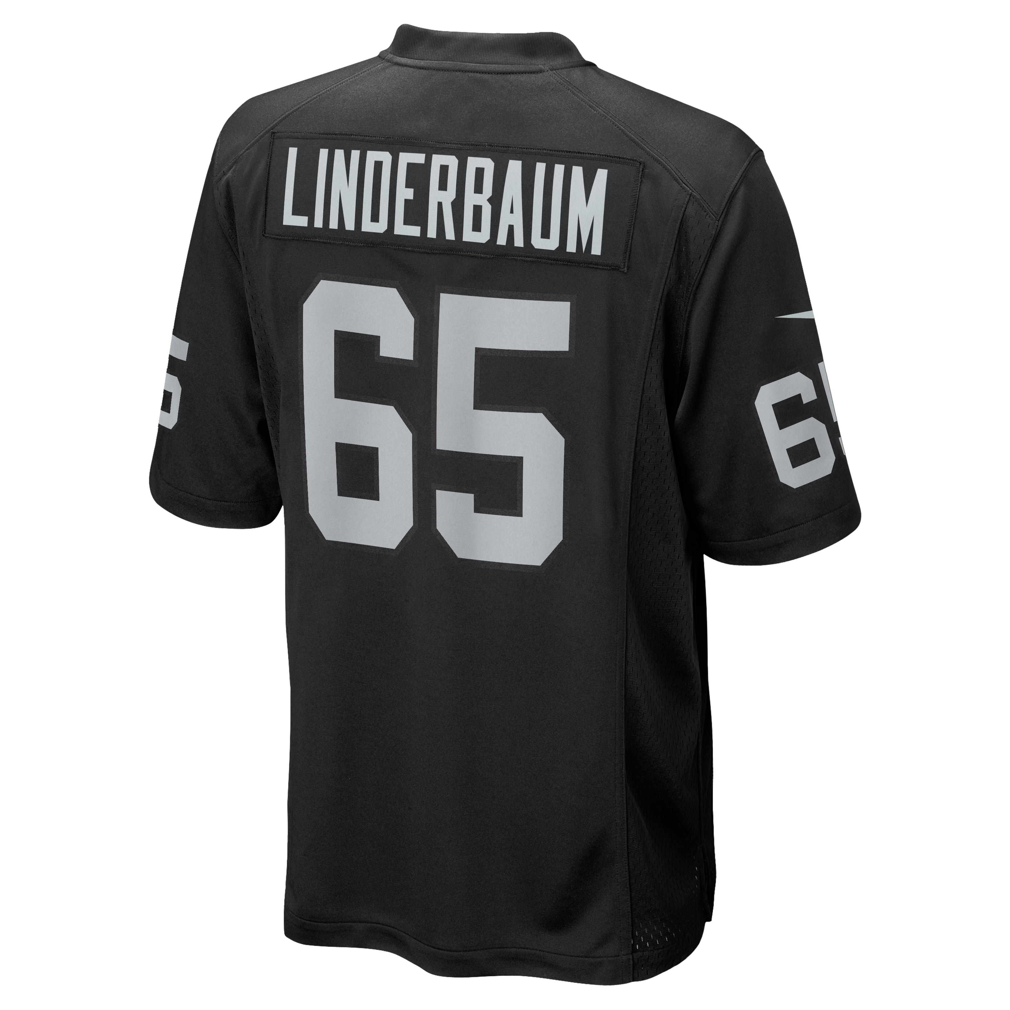 Tyler Linderbaum Las Vegas Raiders Game Jersey Black NFL Football Fan Wear