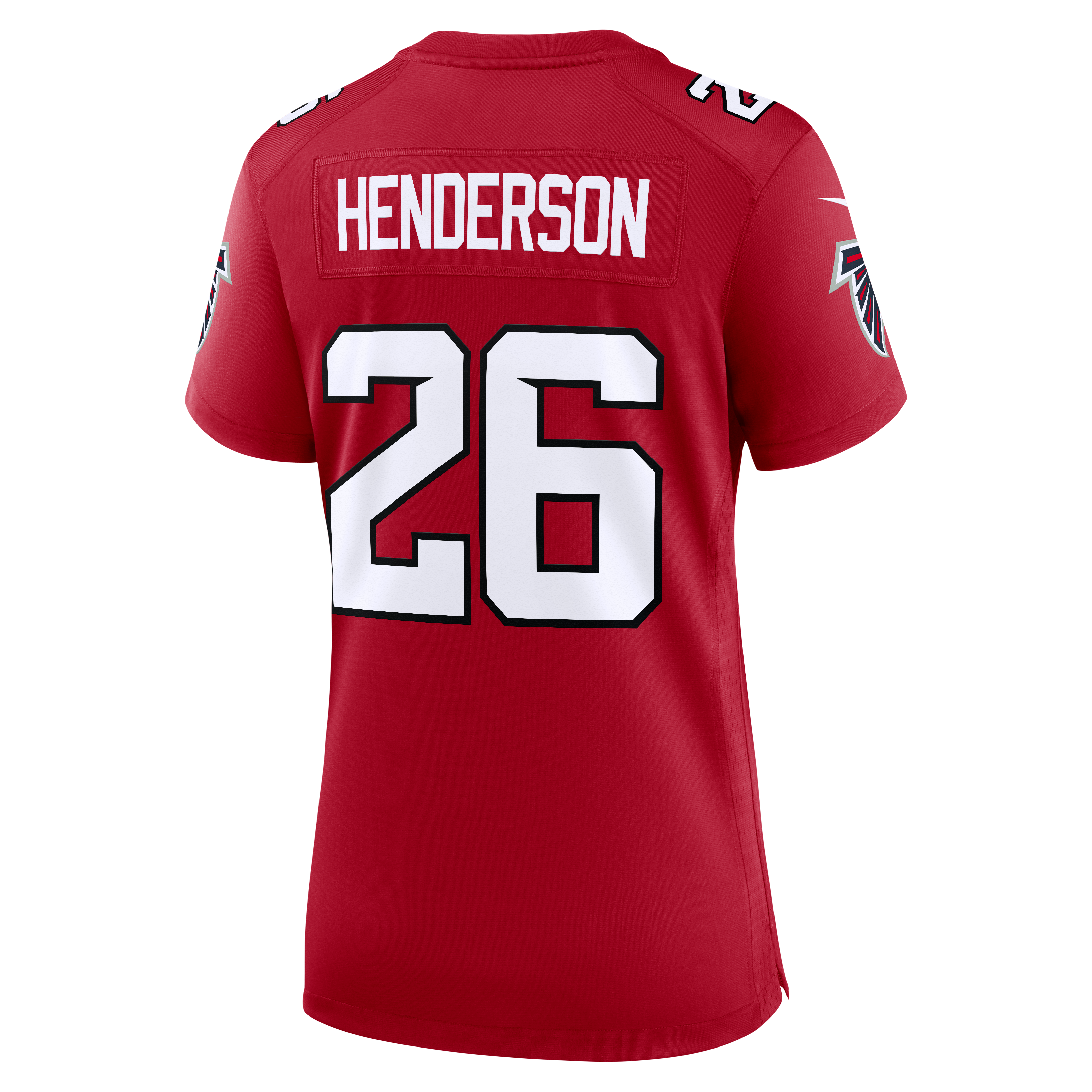 CJ Henderson Atlanta Falcons Game Jersey Red NFL Football Fan Wear