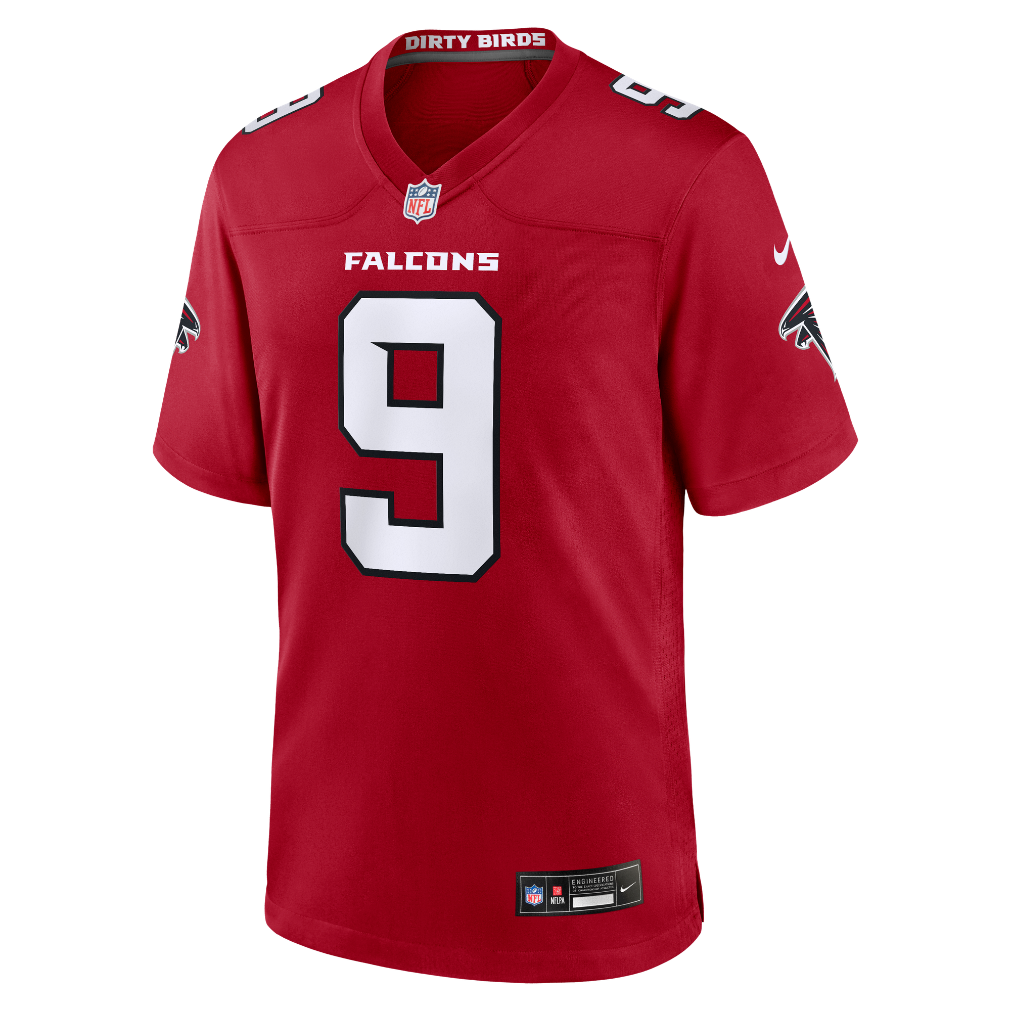 Michael Penix Jr Atlanta Falcons Game Jersey Red NFL Football Fan Wear