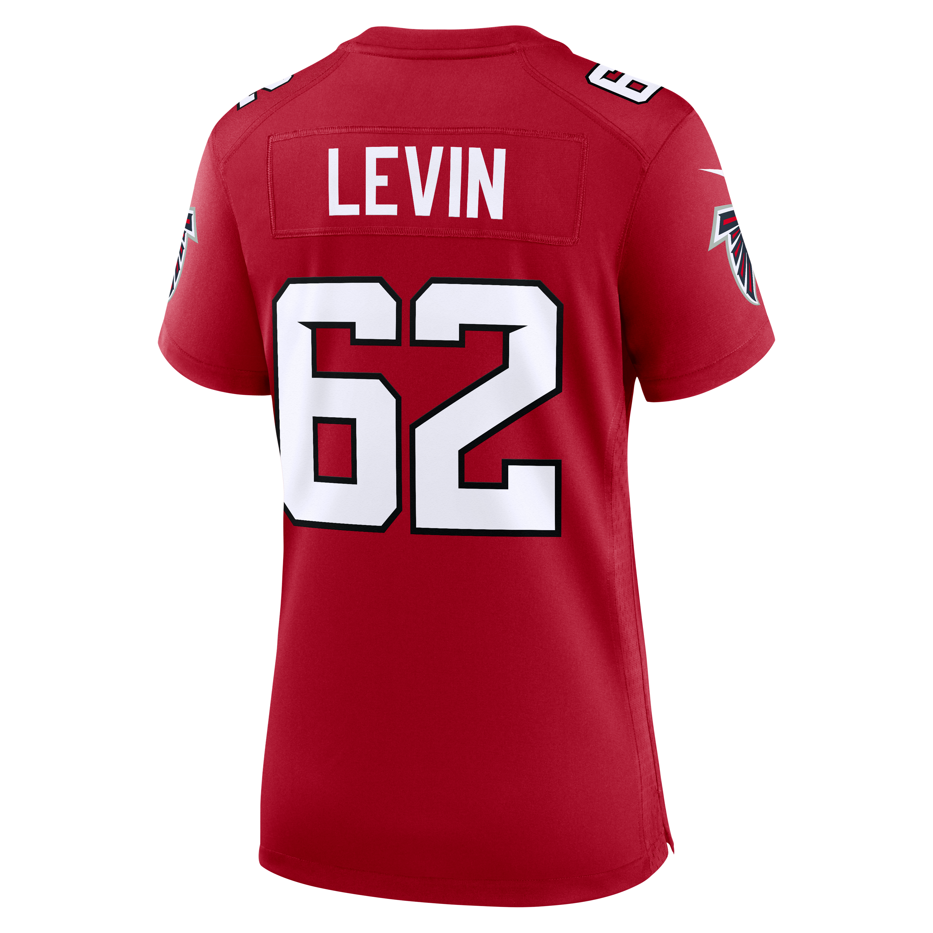Corey Levin Atlanta Falcons Game Jersey Red NFL Football Fan Wear Corey Levin