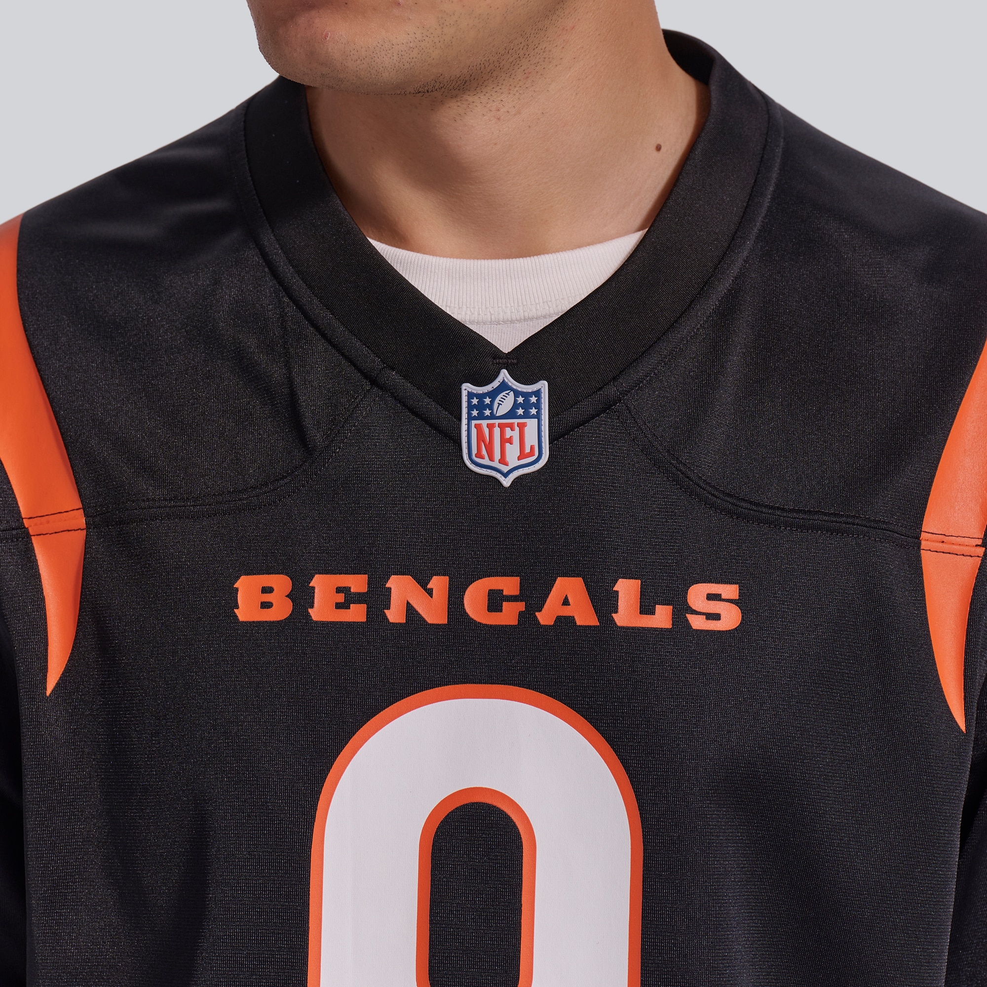 Joe Burrow Cincinnati Bengals Game Jersey No.9 Black NFL Football Fan Wear