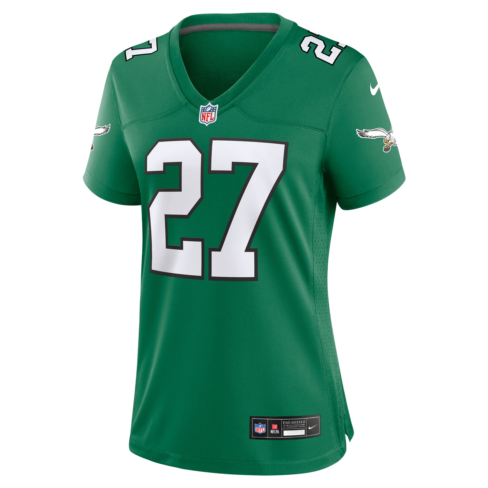 Quinyon Mitchell Philadelphia Eagles Game Jersey Kelly Green NFL Football Fan Wear