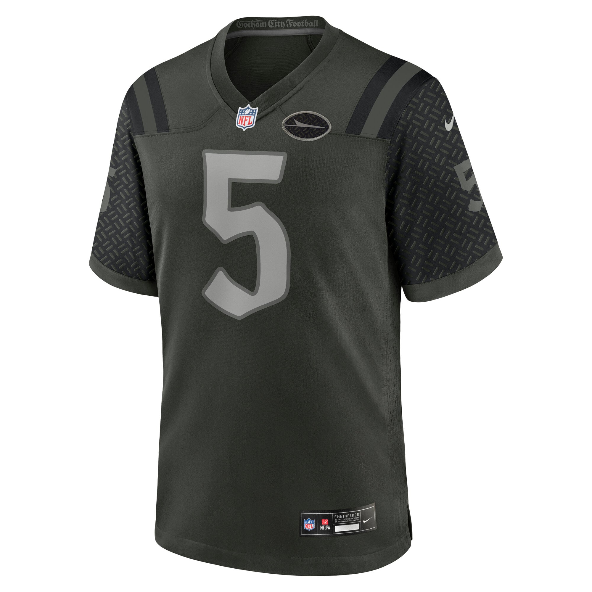 Garrett Wilson New York Jets Game Jersey Green NFL Football Fan Wear Garrett Wilson