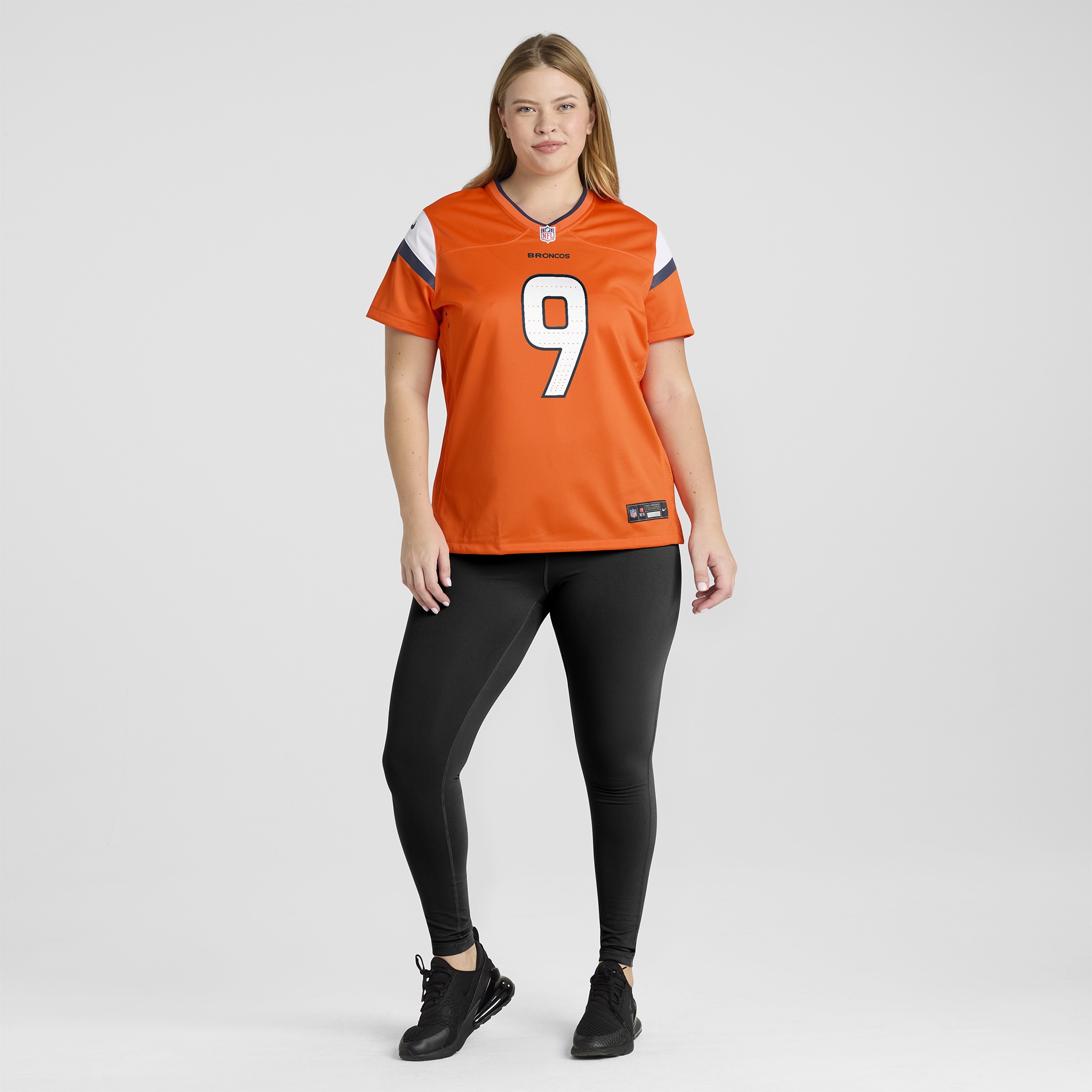 Talanoa Hufanga Denver Broncos Game Jersey Orange NFL Football Fan Wear